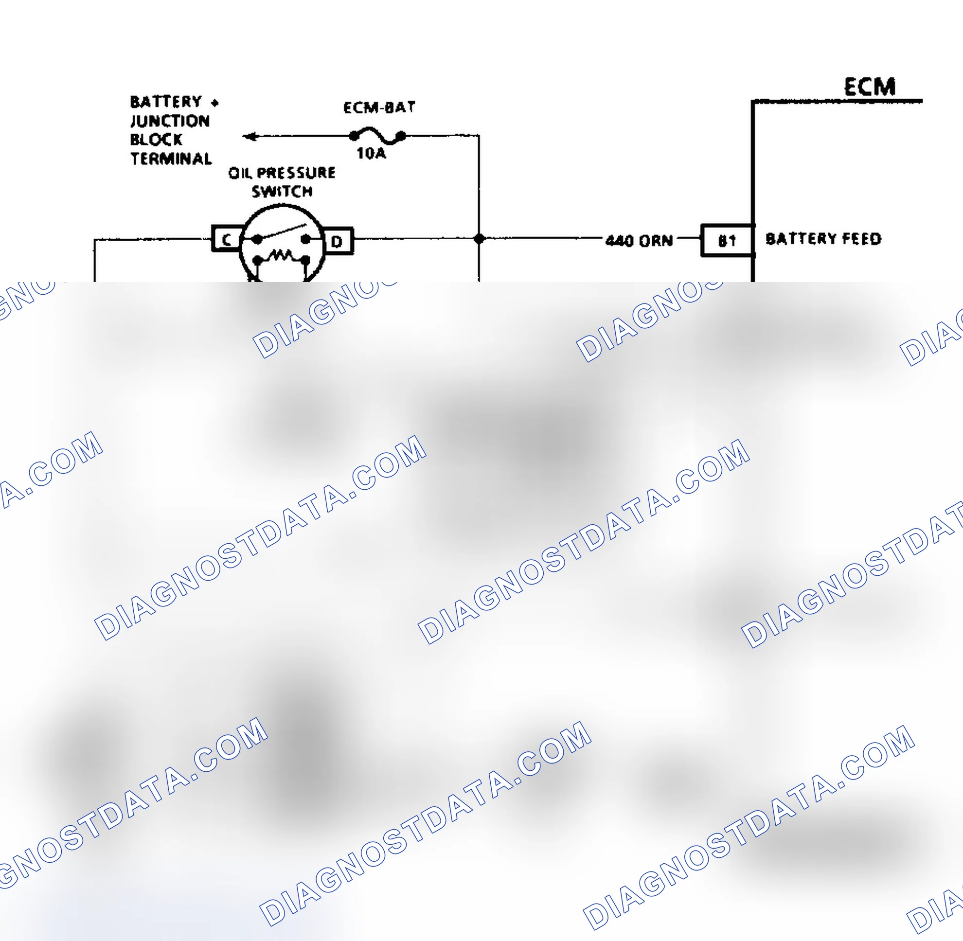 Scheme 89: Code 54 Schematic ("P" Series M/T) Fuel Pump Circuit
