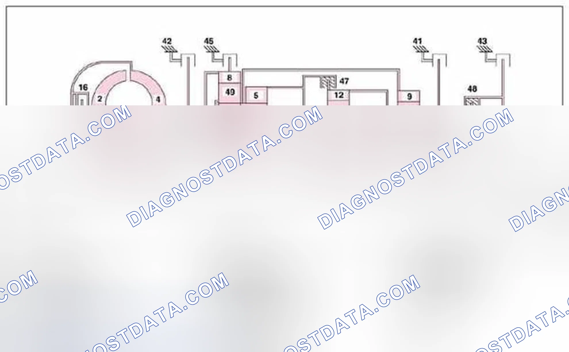 Scheme 242: Power flow in 5th gear, function - GF27.10-P-3015GZ