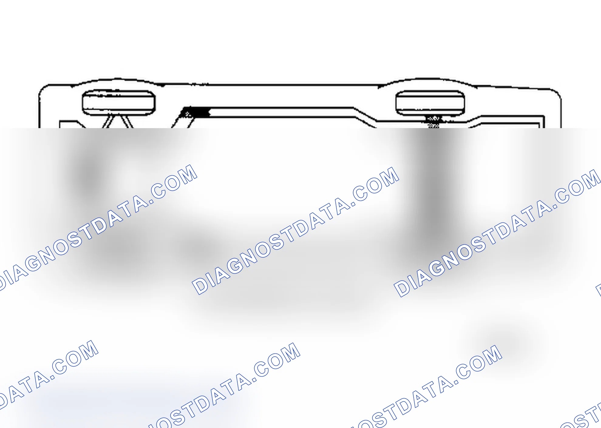 Scheme 3: Jacking & Hoisting Locations (Pathfinder & Pickup) Courtesy of Nissan Motor Co., U.S.A.