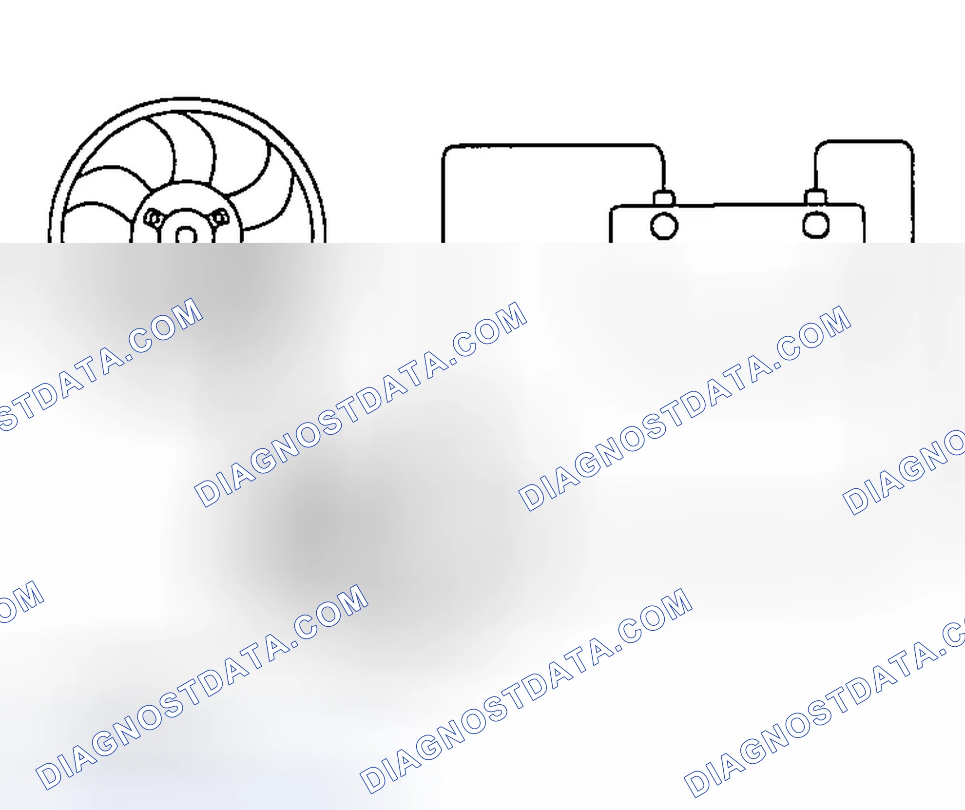 Scheme 82: RADIATOR FAN MOTOR & CONDENSER FAN MOTOR