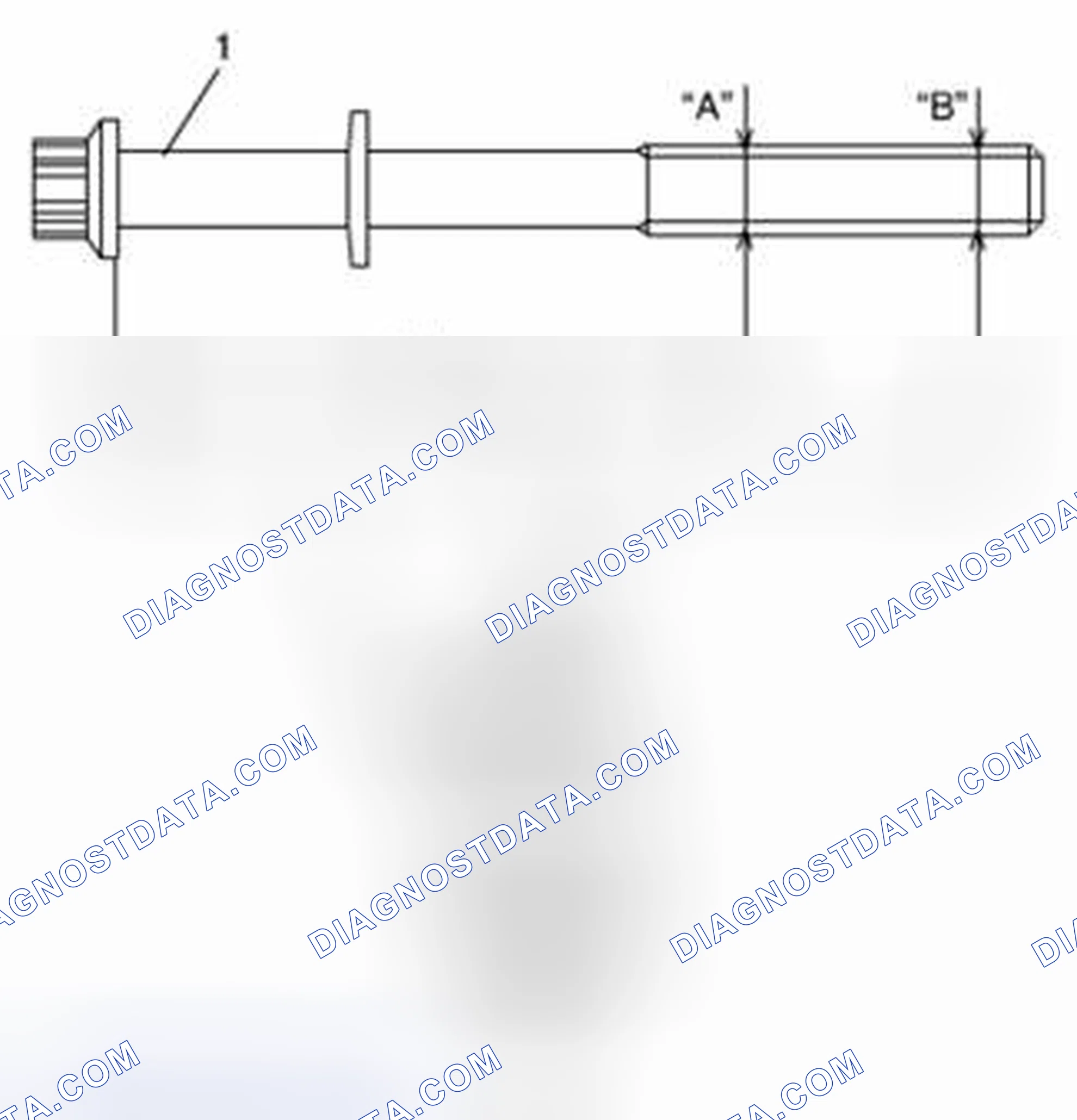 Scheme 13: Crank Case Bolt No. 1 Inspection