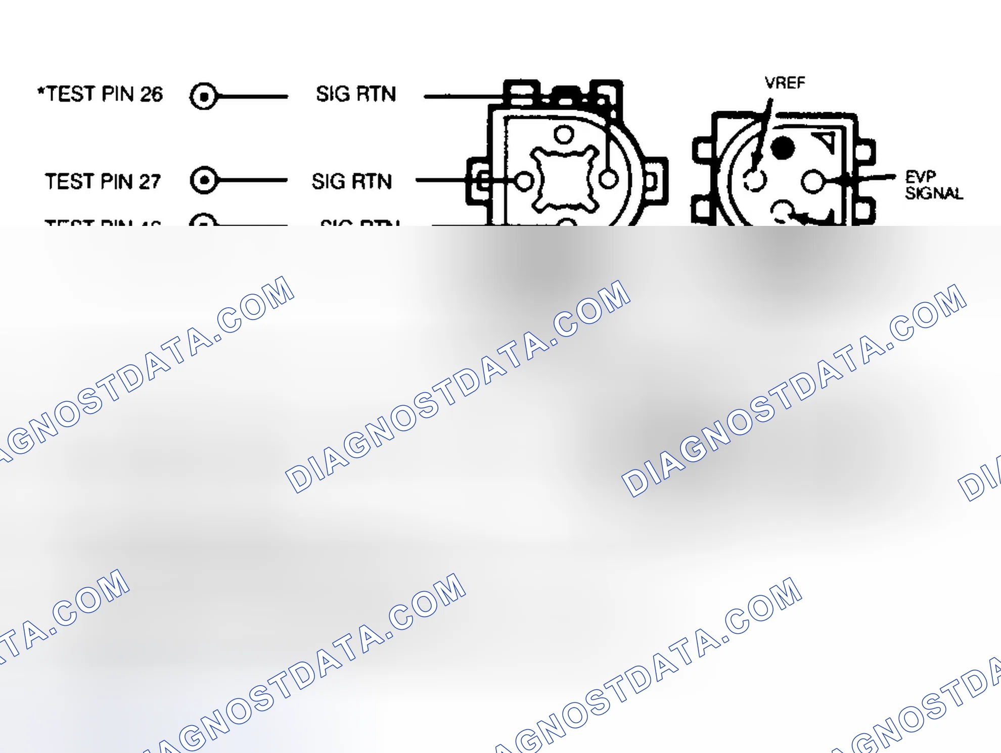 Scheme 36: EGR Valve Position (EVP) Sensor & EGR Valve Regulator (EVR) Solenoid Ckts & Connectors