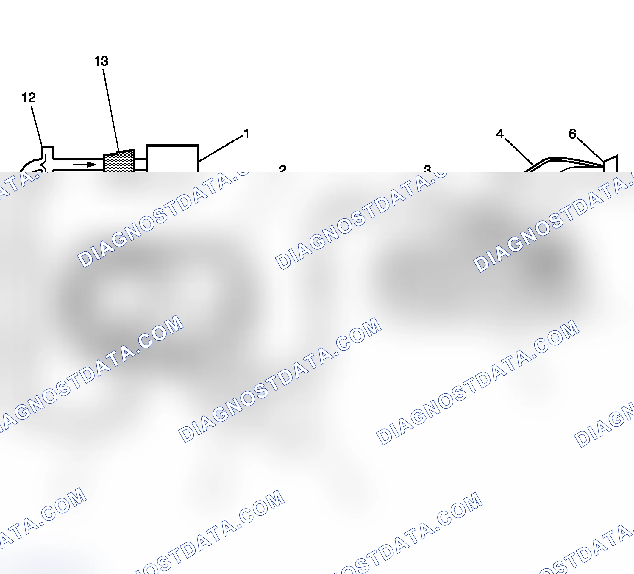 Scheme 251: Typical Evaporative Emission (EVAP) System Hose Routing Diagram