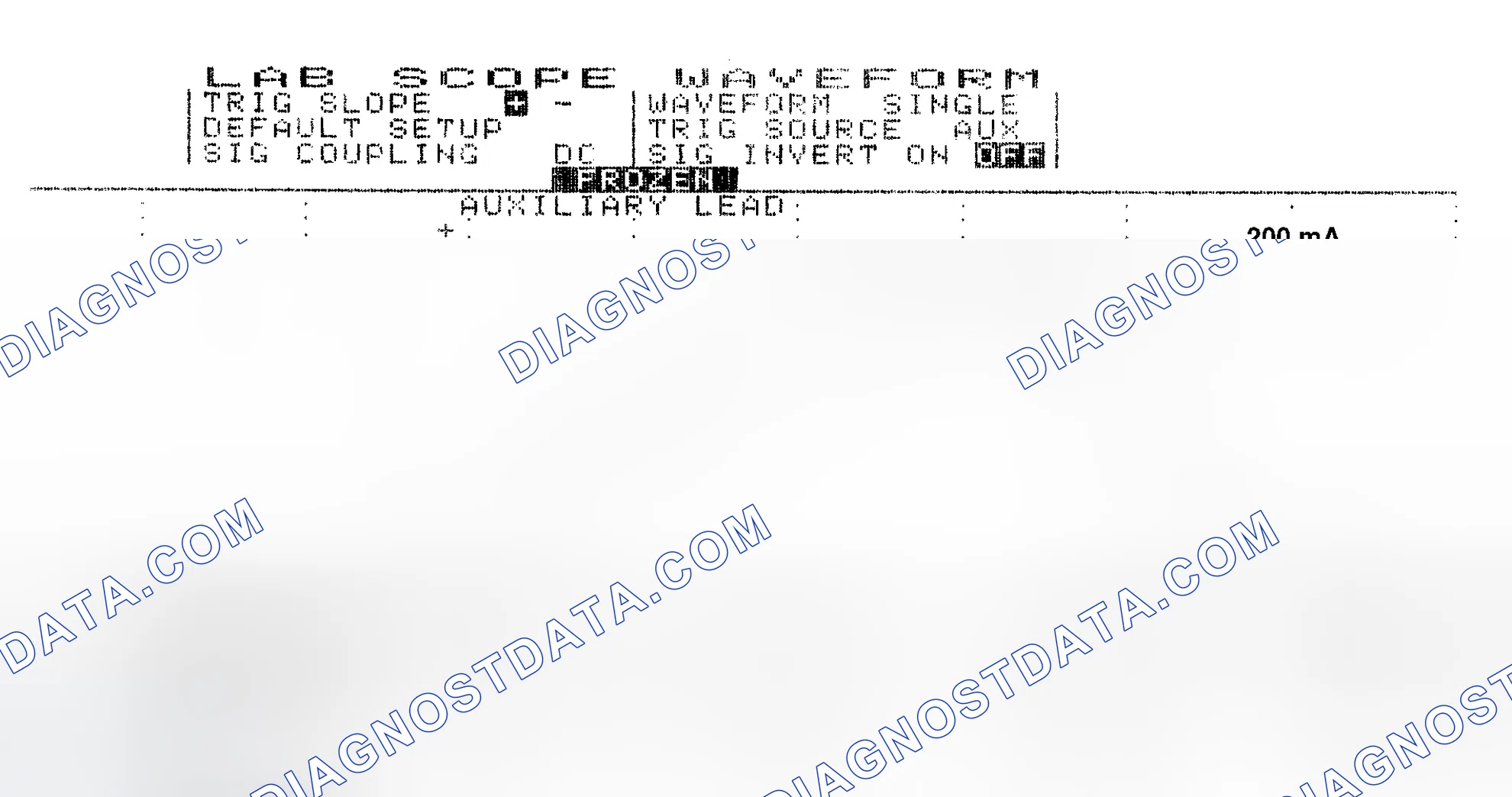 Scheme 13: Single Injector w/Normal Current Flow - Current Pattern