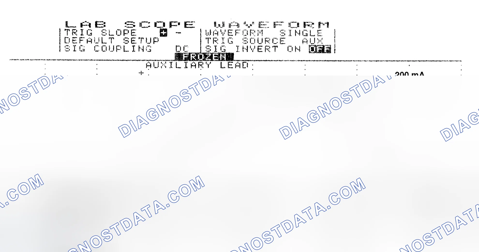 Scheme 13: Single Injector w/Normal Current Flow - Current Pattern