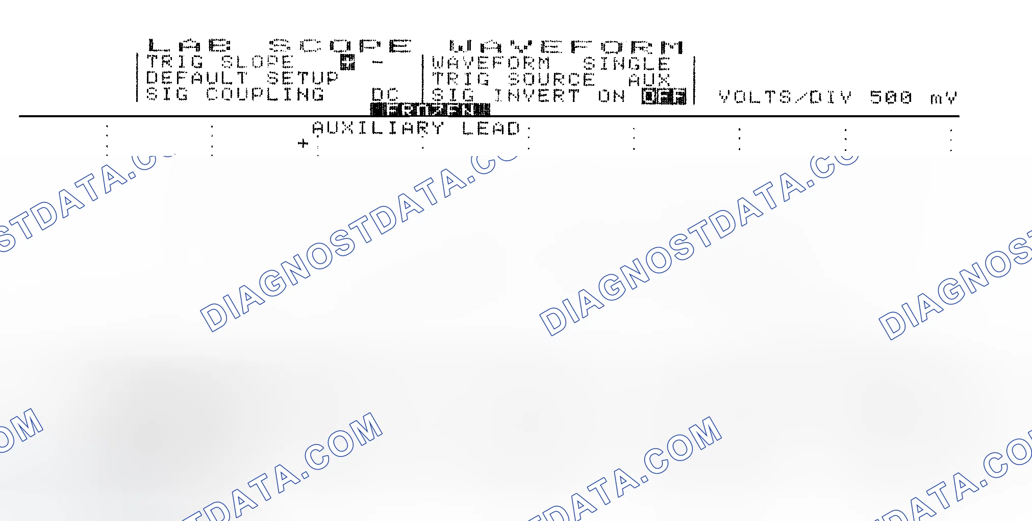 Scheme 14: Single Injector w/Excessive Current Flow - Current Pattern