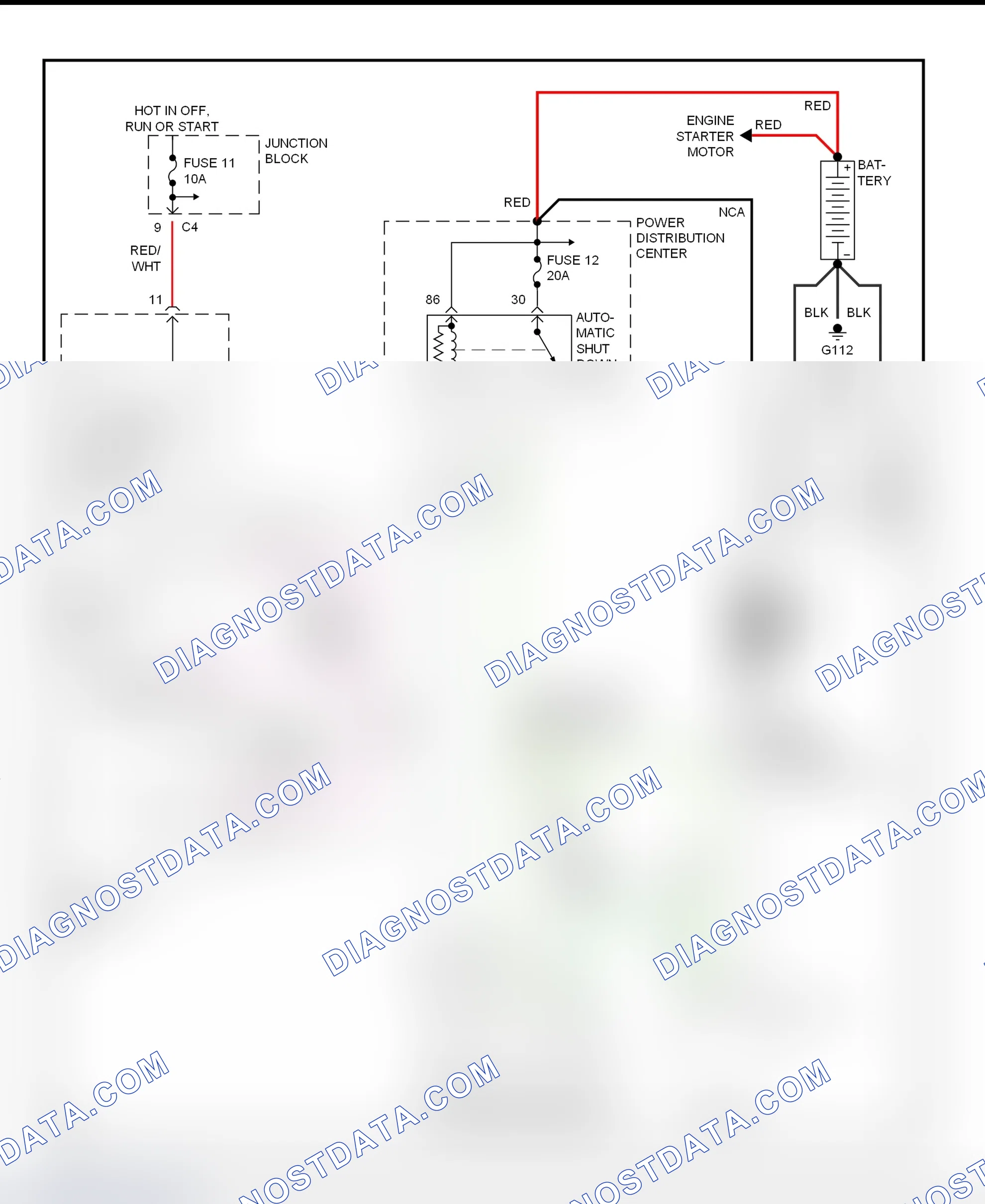 Scheme 2: Charging System Wiring Diagram