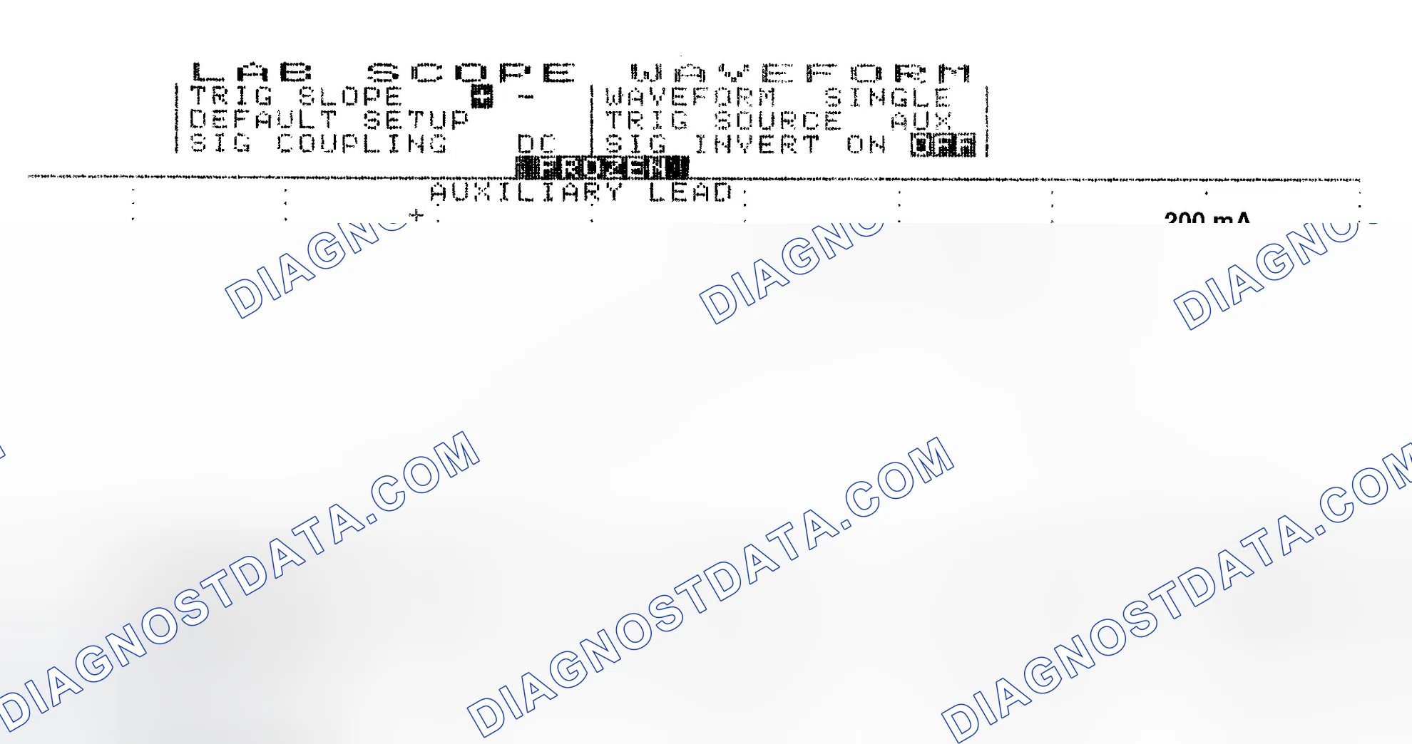 Scheme 13: Single Injector w/Normal Current Flow - Current Pattern