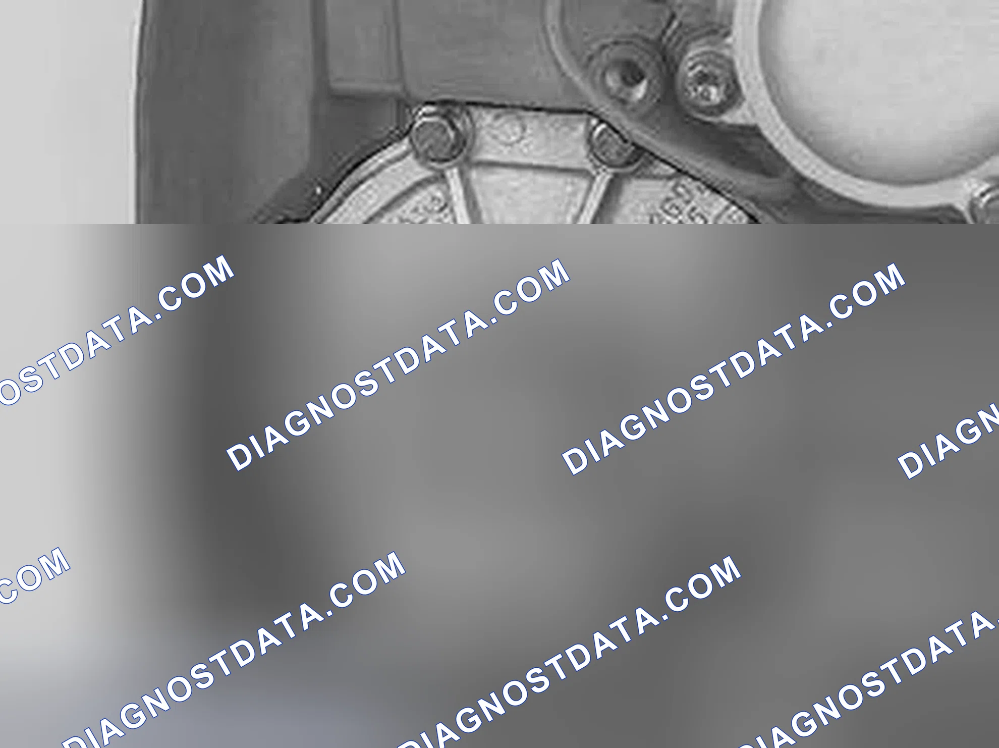 Scheme 882: REMOVING THE COOLANT PUMP