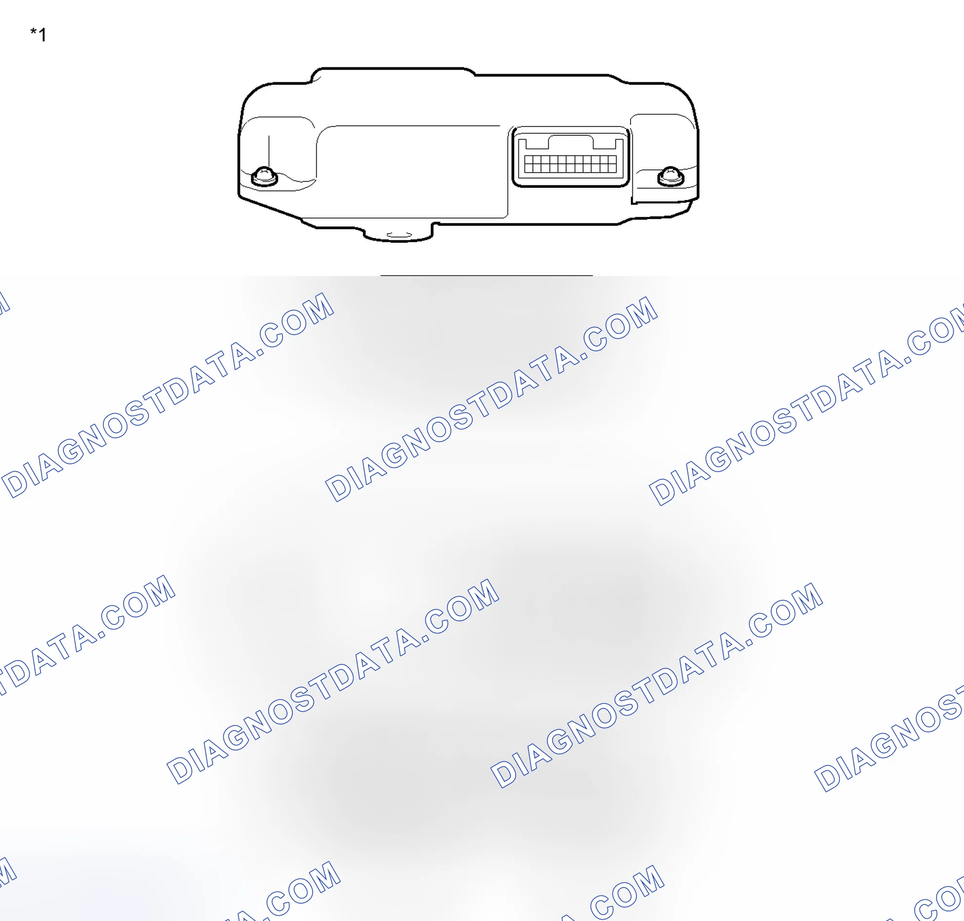 Scheme 242: TERMINALS OF ECU [03/2012 - ]