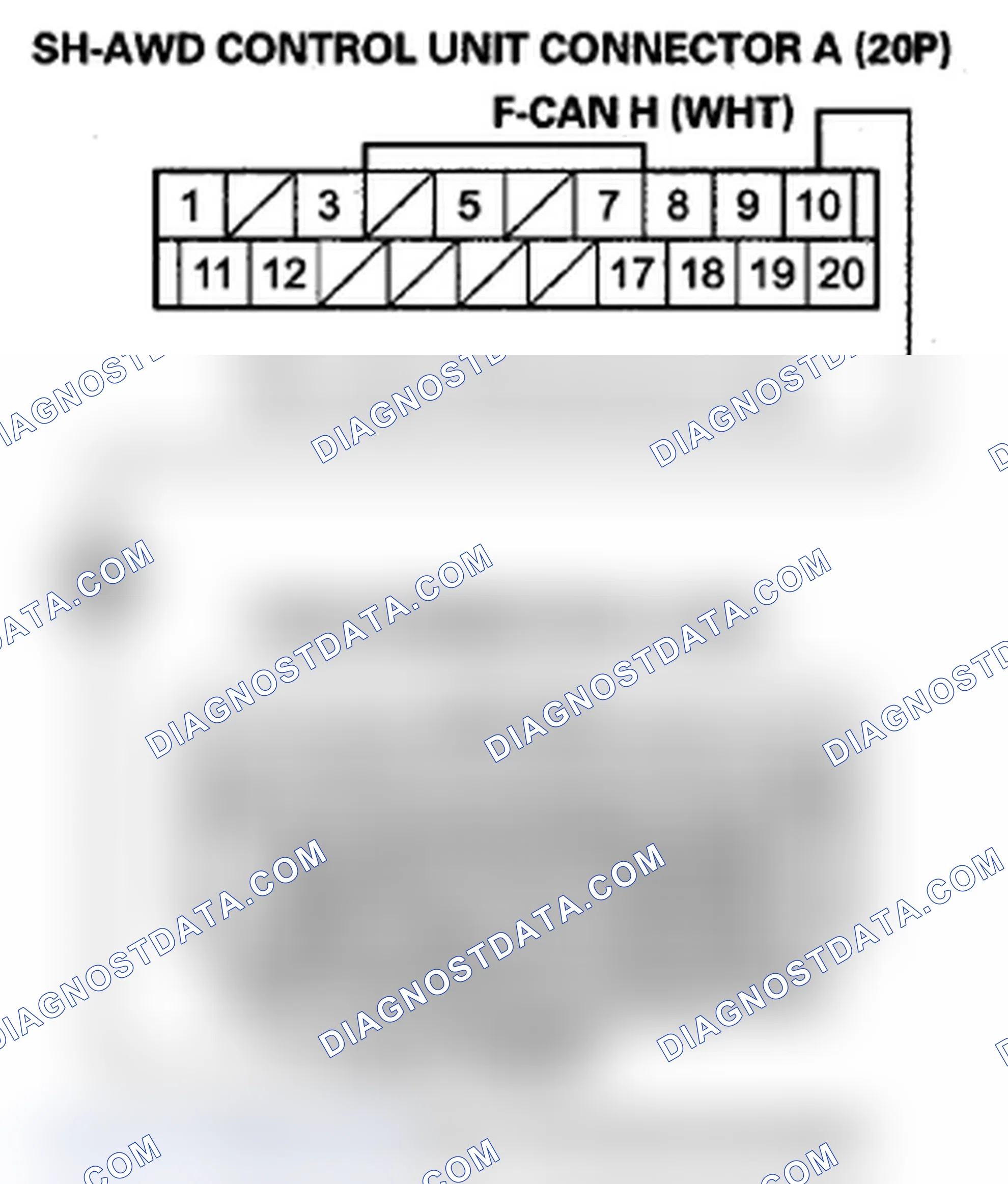 Scheme 211: DTC U0114: F-CAN Malfunction (PCM-SH-AWD Control Unit)
