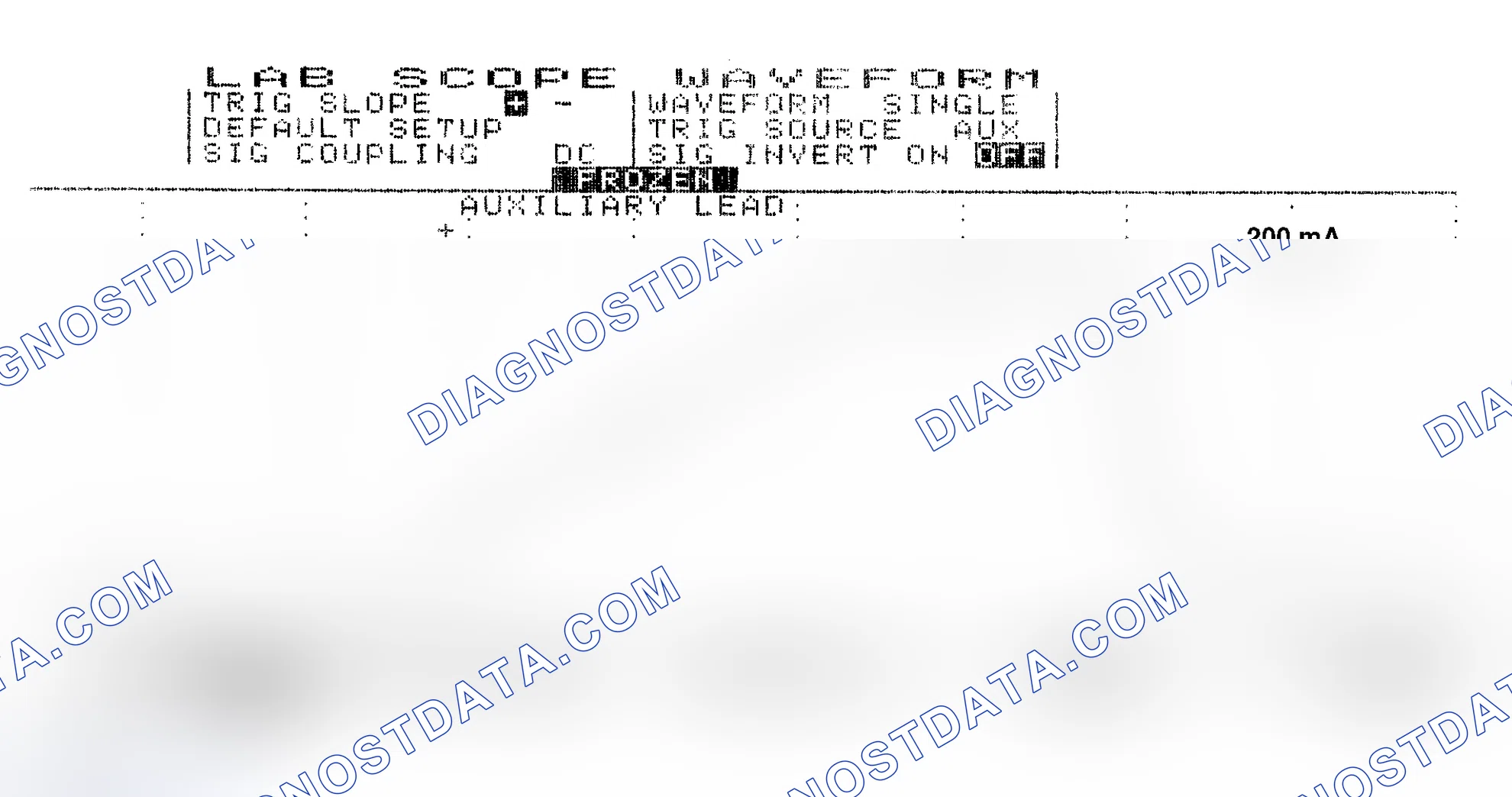 Scheme 13: Single Injector w/Normal Current Flow - Current Pattern