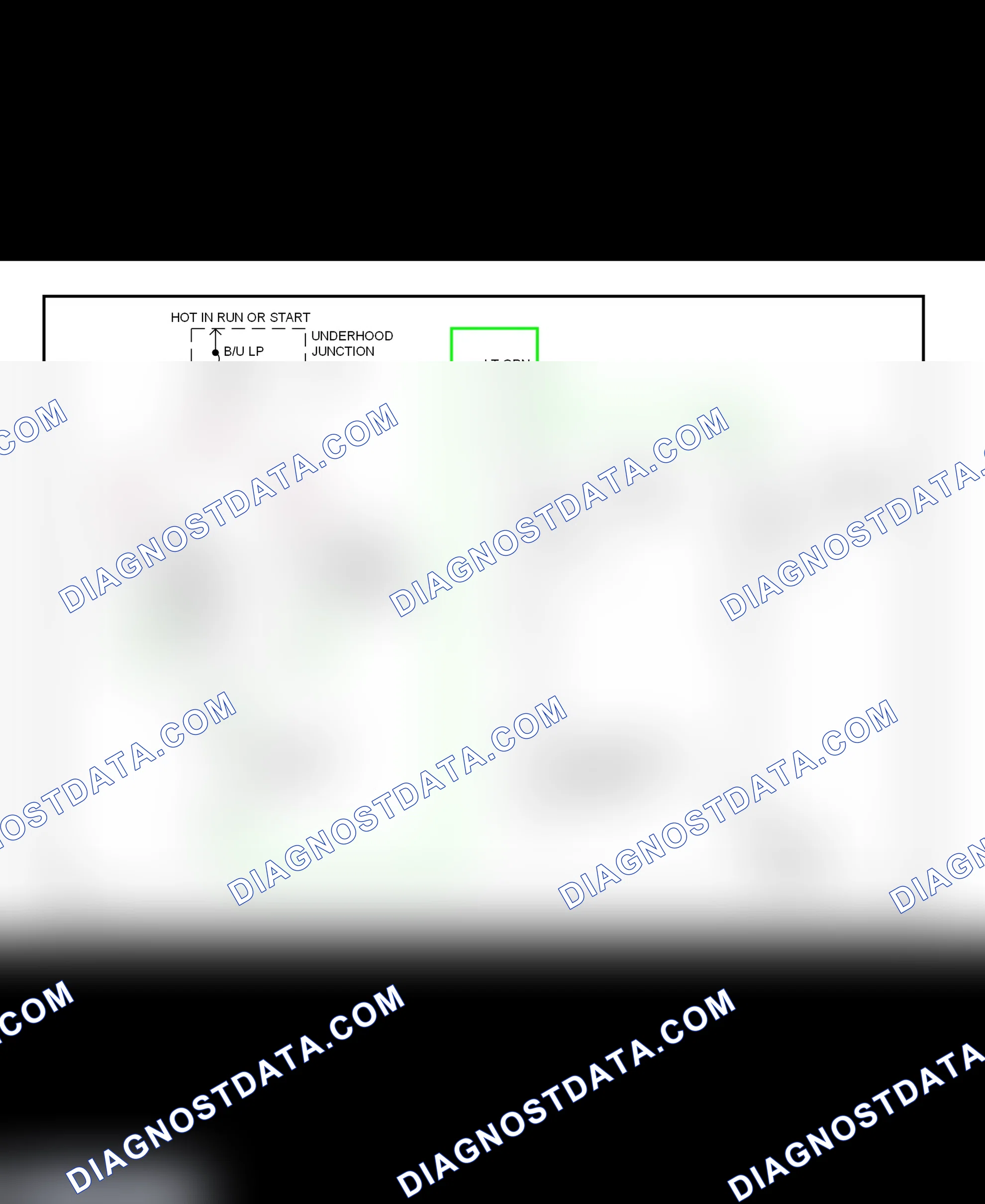 Scheme 71: Back-Up Lights Wiring Diagram (Saturn Sedan)