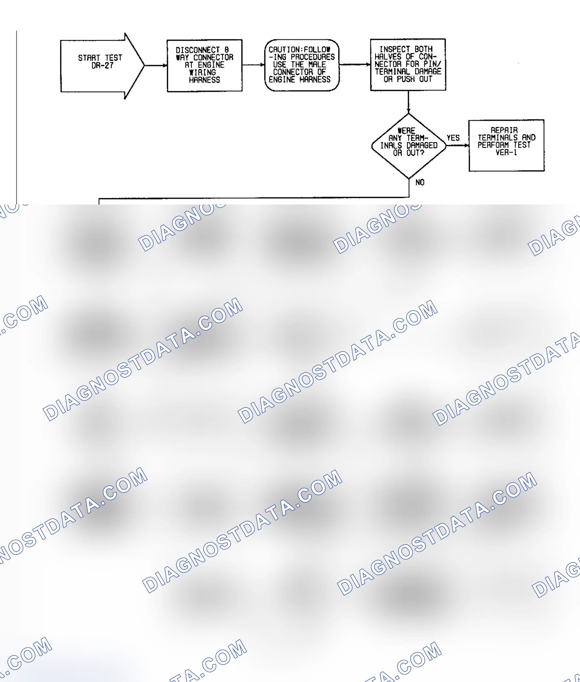 Scheme 341: DR27 (1 of 6) - Checking For "AIR SWITCH SOLENOID" Fault Message