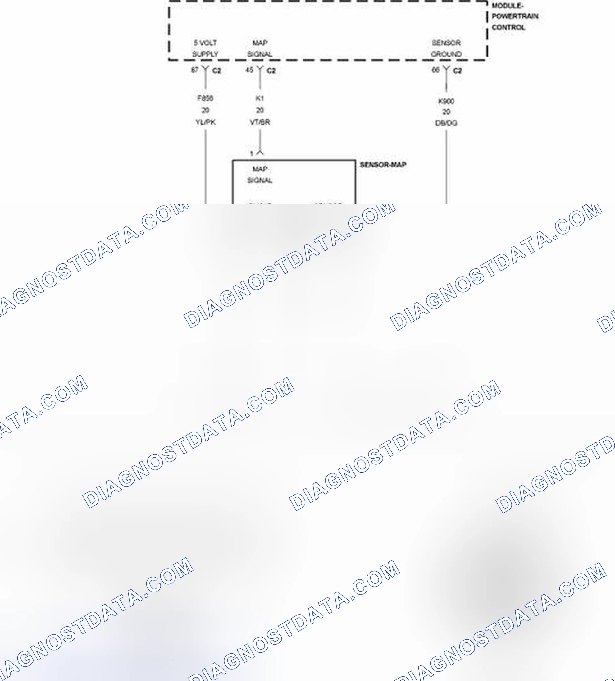Scheme 37: CHECKING THE MAP SENSOR OPERATION