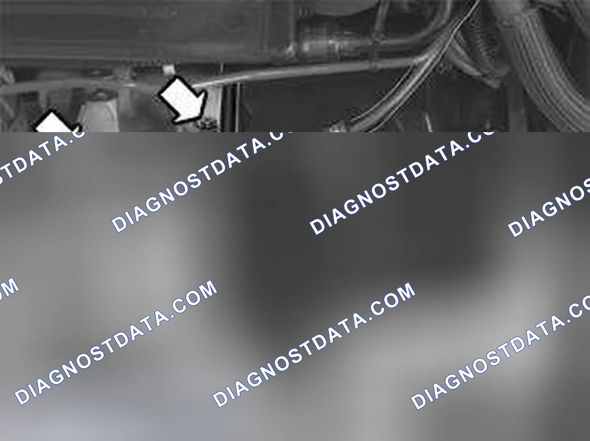 Scheme 1495: Removing the oil pipe from the transmission