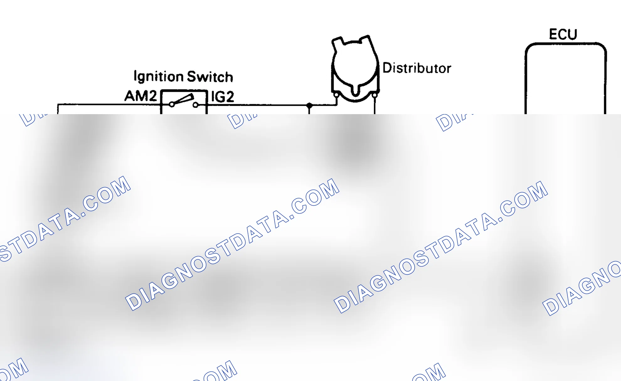 Scheme 77: No. 2 Test (4-Cyl.) Code 12, 13, 14 Schematic, Ign & RPM Sig