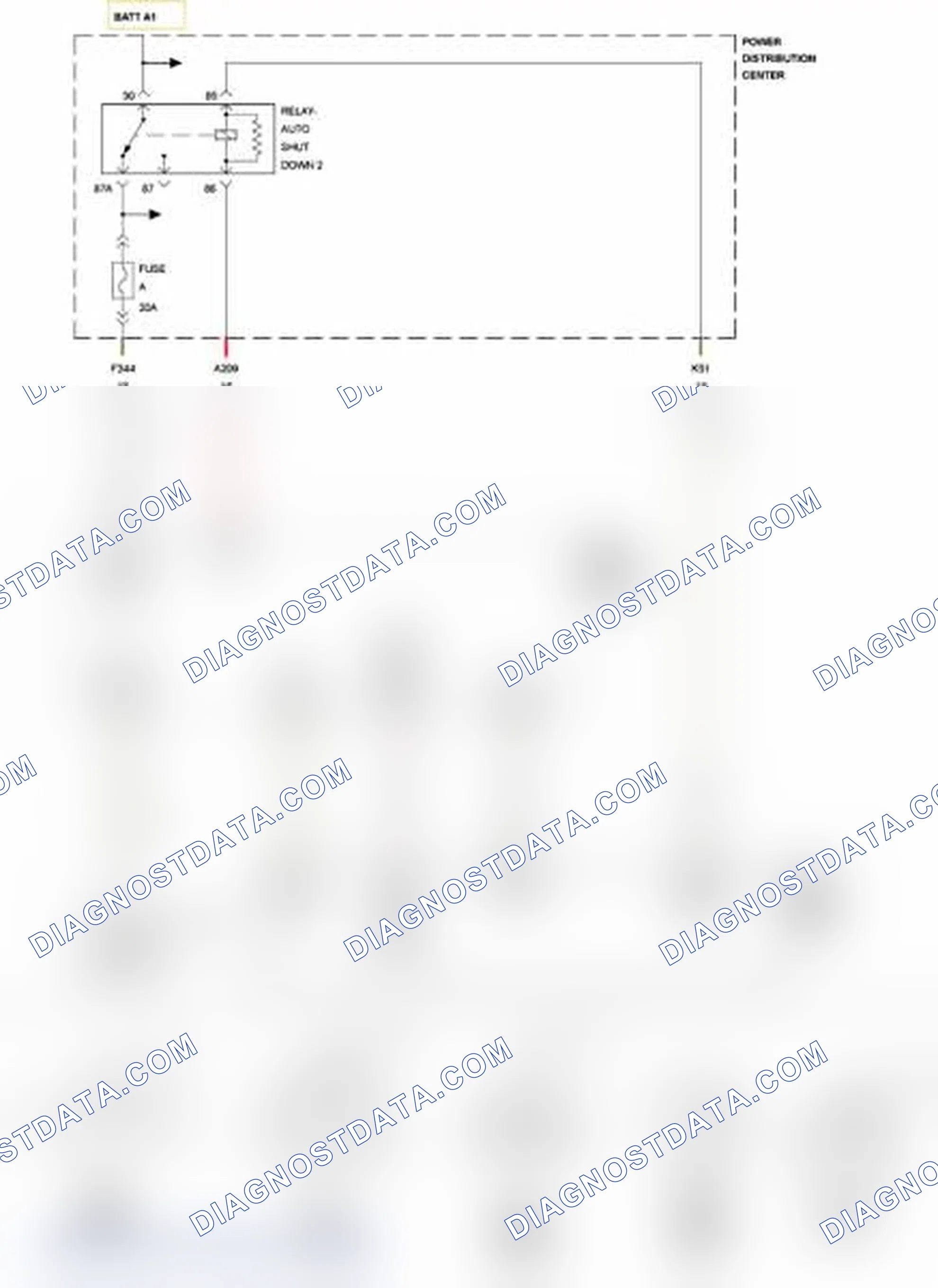 Scheme 100: CHECKING THE ECM POWER AND GROUND CIRCUITS