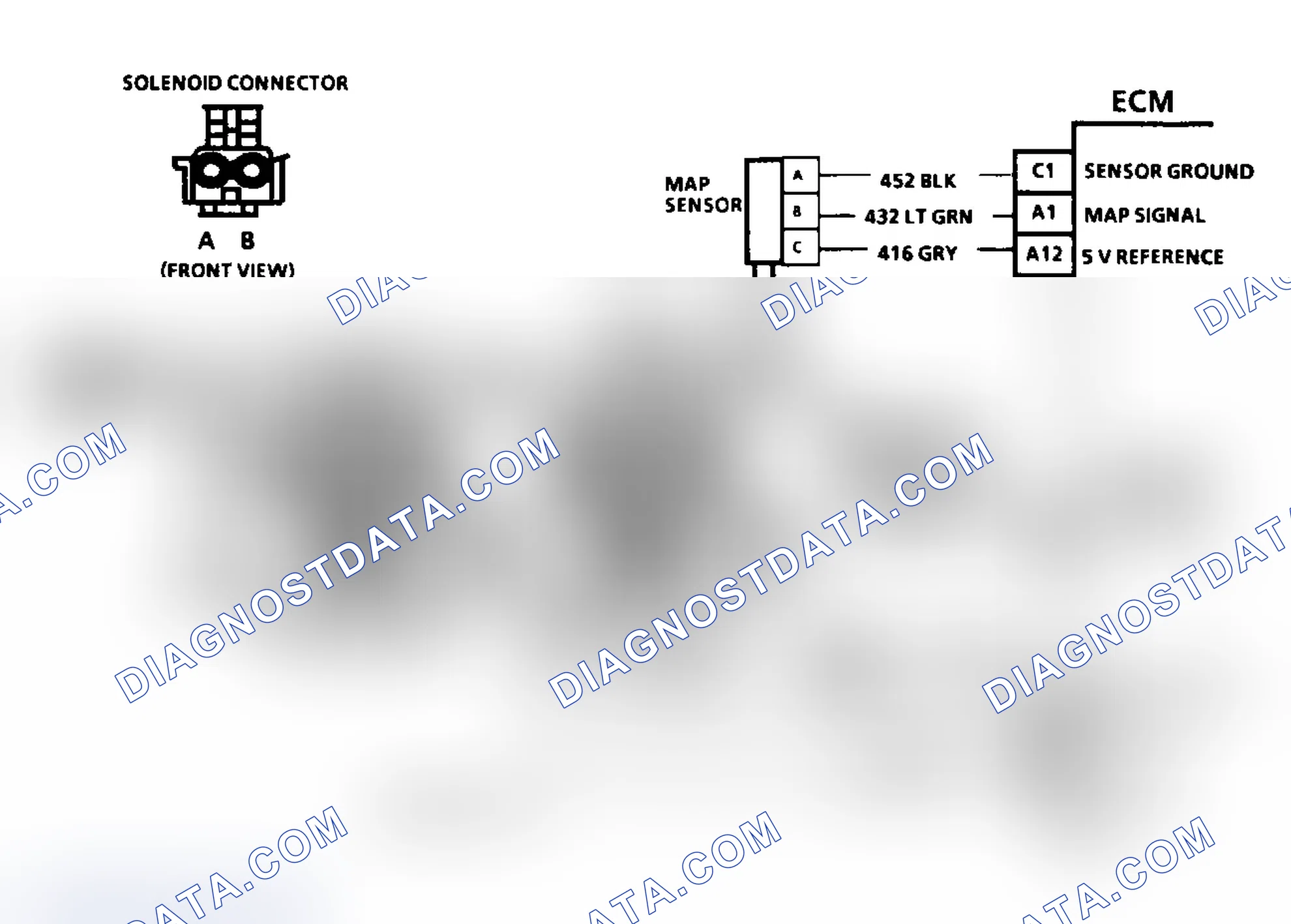 Scheme 45: Code 31: Circuit Diagram MAP Sensor Signal Voltage Low