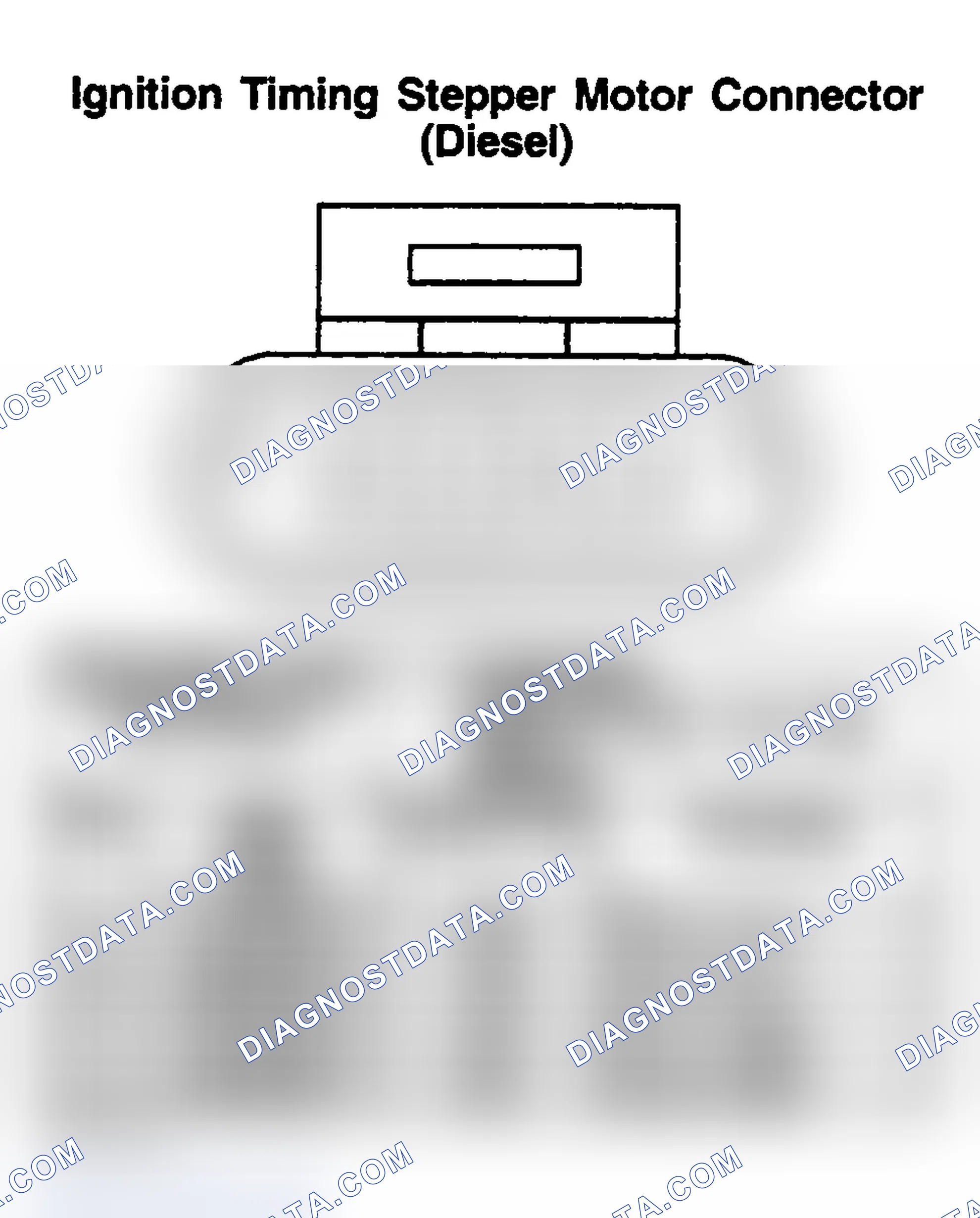 Scheme 186: IGNITION TIMING STEPPER MOTOR (DIESEL)