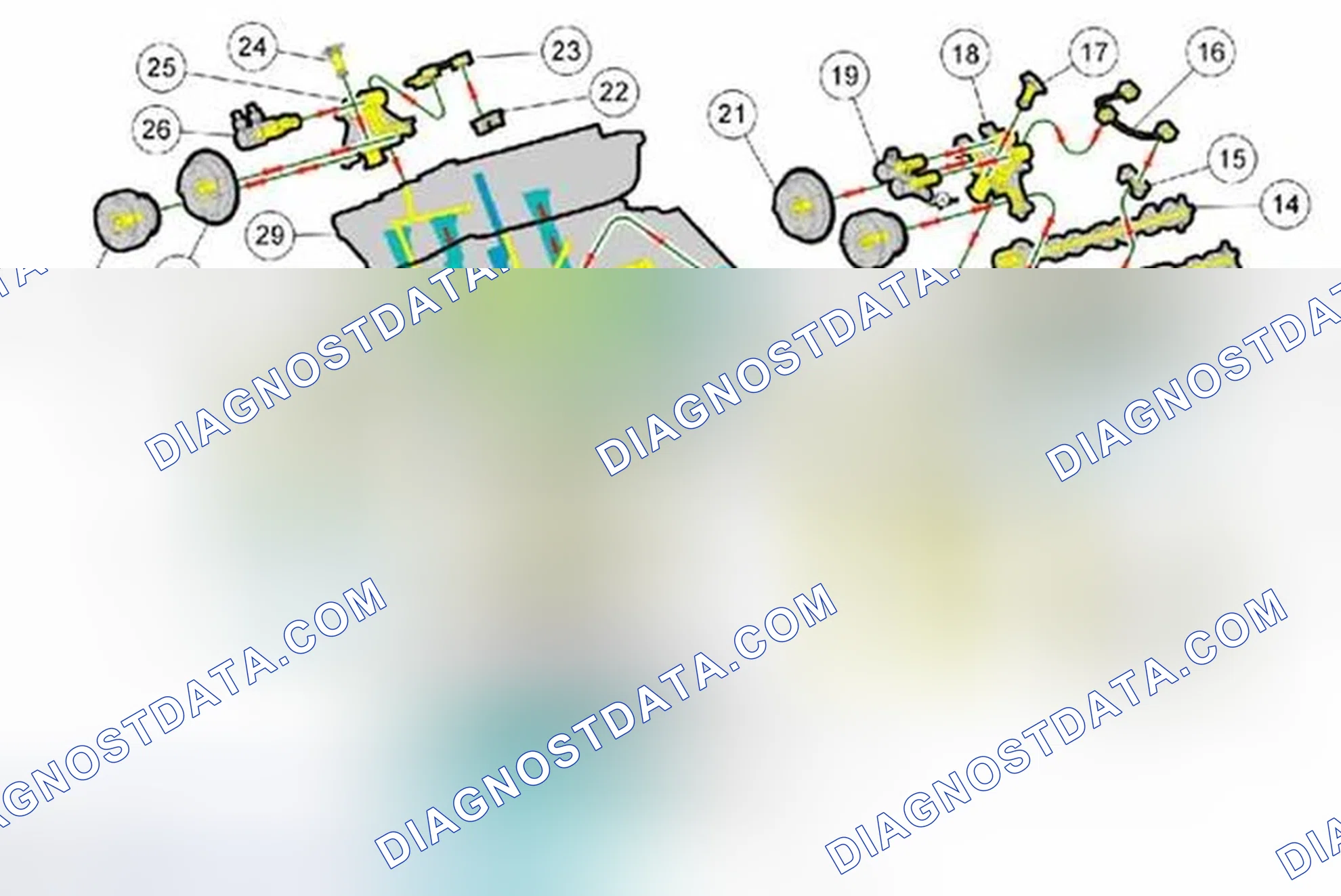 Scheme 530: Engine Oil Flow Illustration