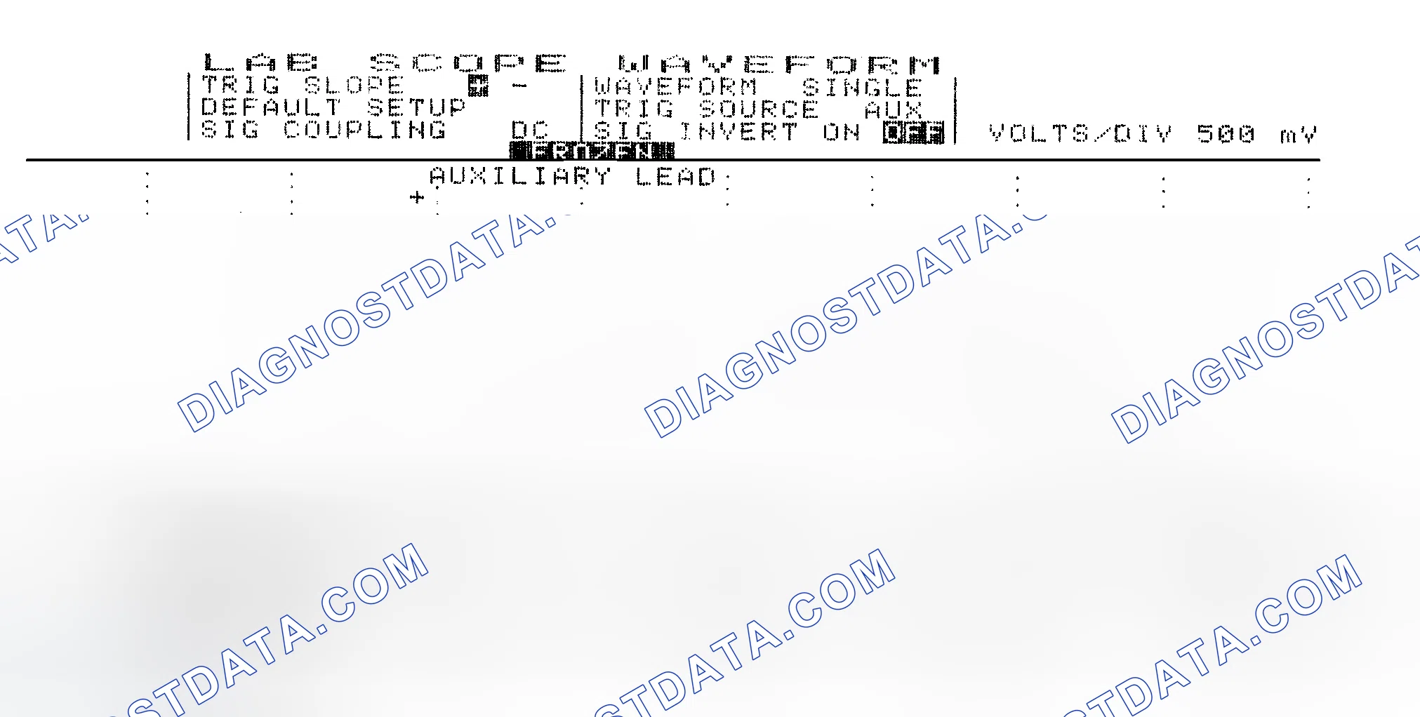 Scheme 14: Single Injector w/Excessive Current Flow - Current Pattern