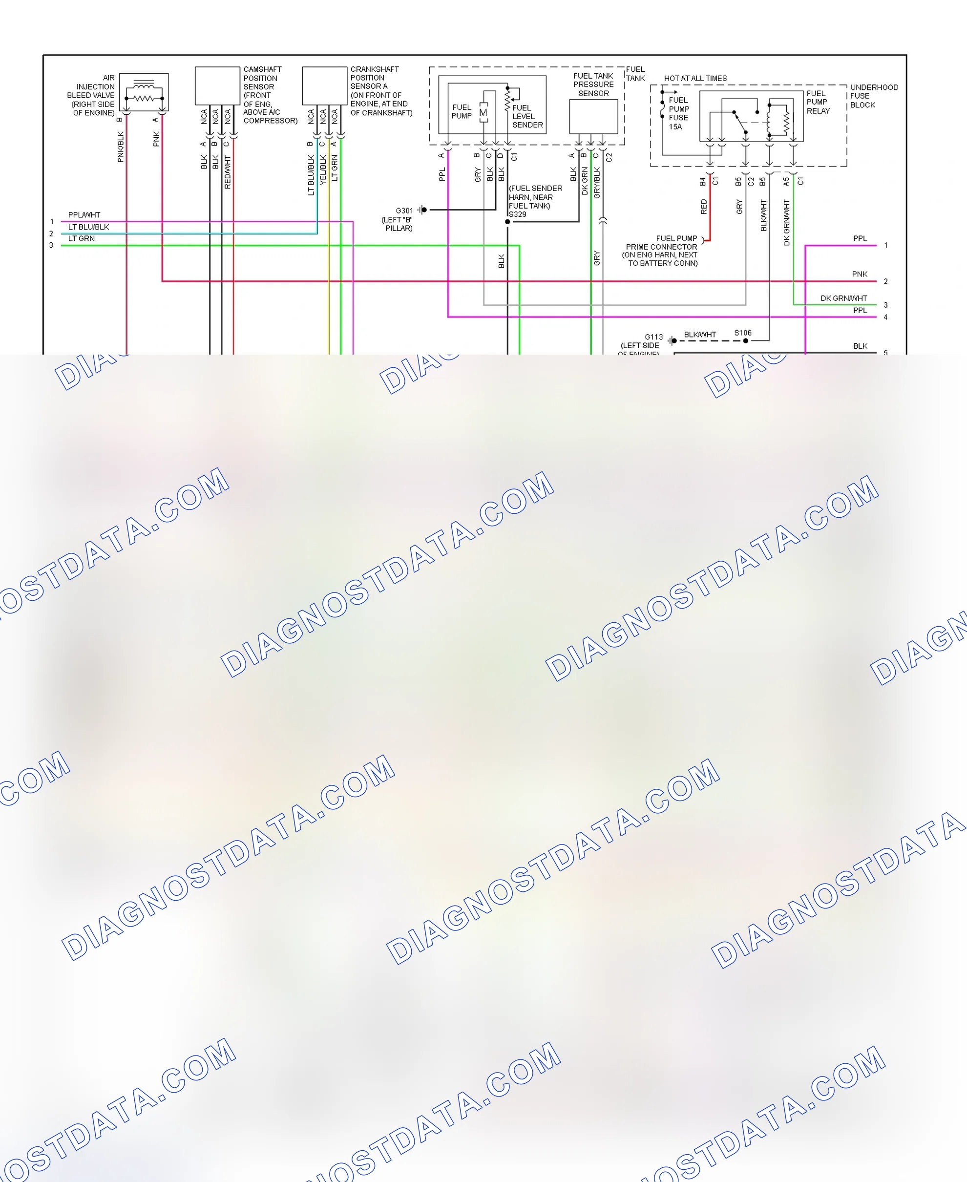 Scheme 183: PCM Wiring Diagram (Montana, Silhouette & Venture - 3.4L - 2 Of 4)