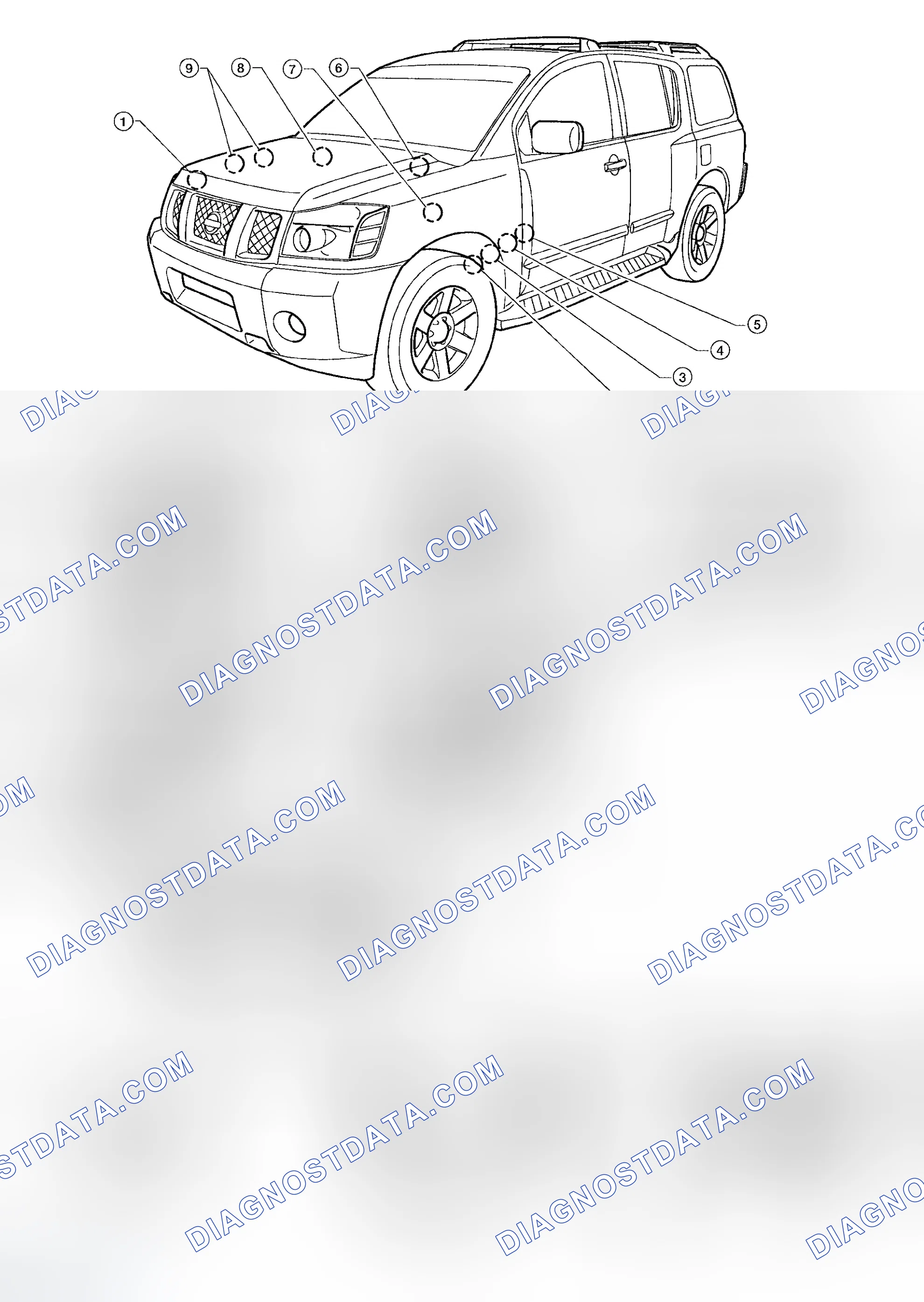 Scheme 3: Location of Electrical Parts