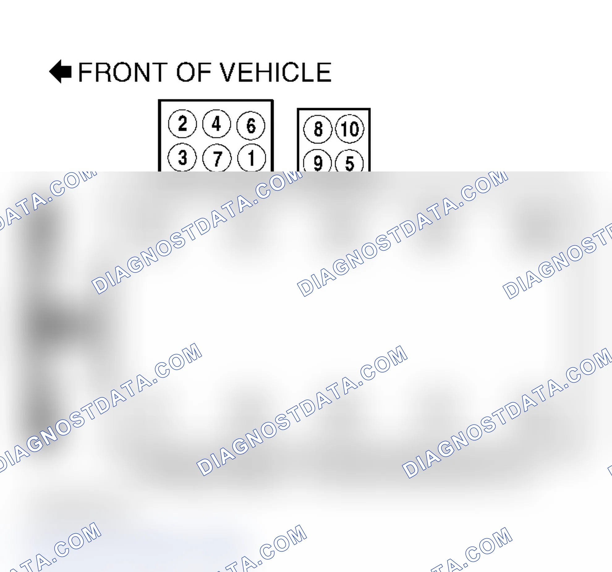 Scheme 8: Firing Order 8.0L V10 (Ram Pickup)