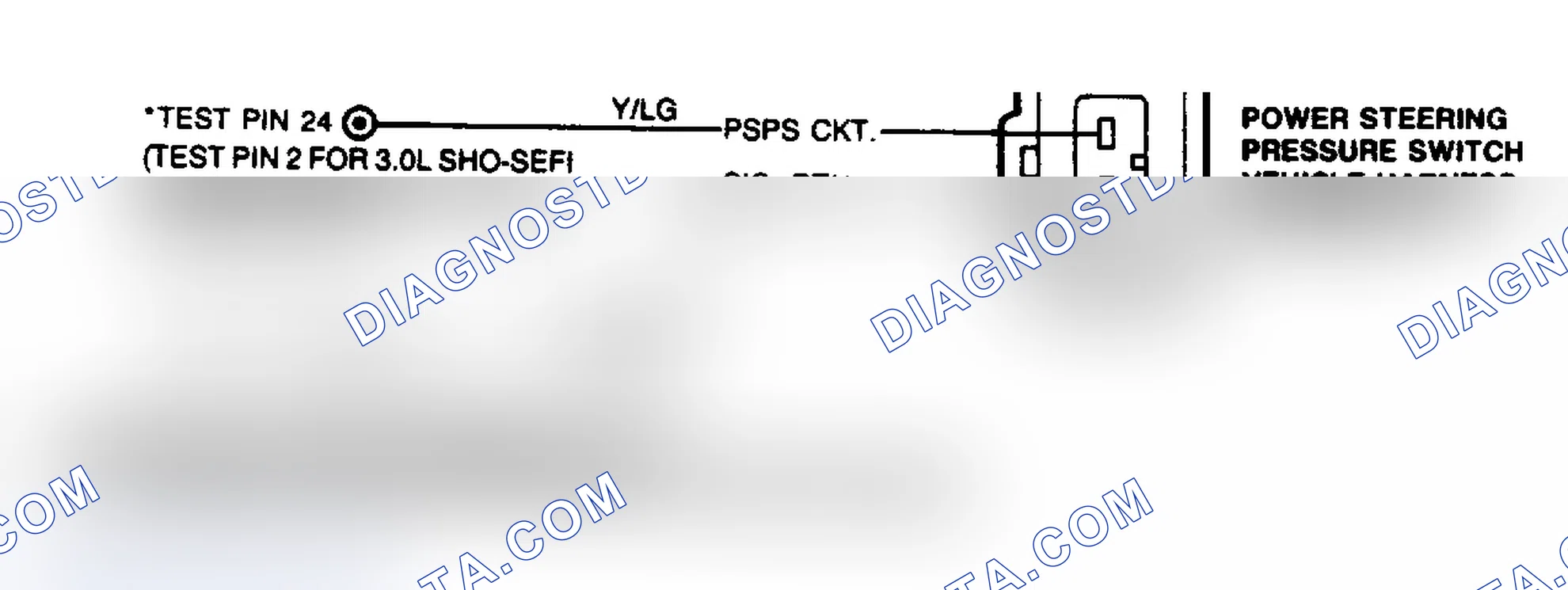 Scheme 52: Power Steering Pressure Switch (PSPS) Circuit