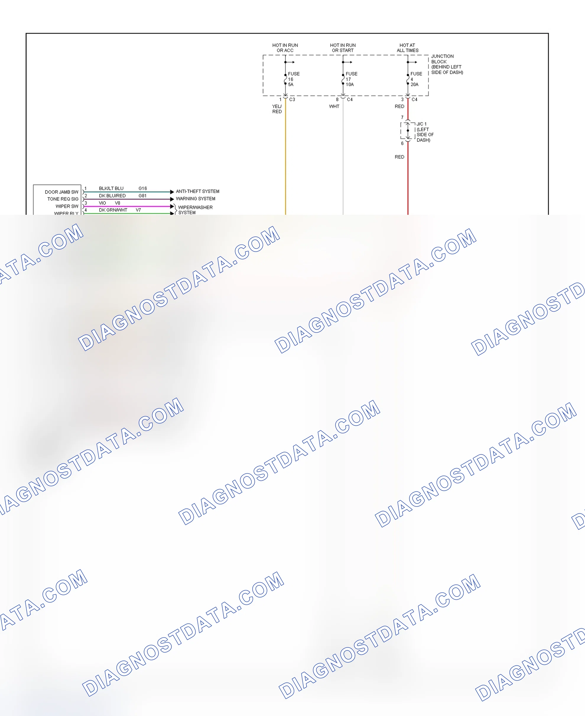 Scheme 82: BCM Wiring Diagram (Ram Van & Ram Wagon)