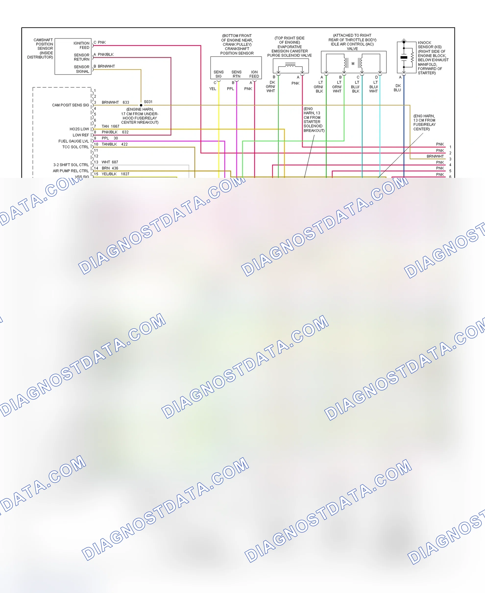 Scheme 87: PCM Wiring Diagram (Pickup - 5.7L CNG - 1 Of 6)