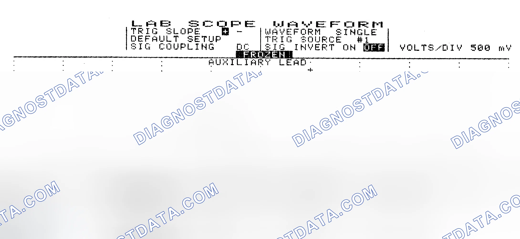 Scheme 10: Single Injector w/Excessive Current Flow - Current Pattern