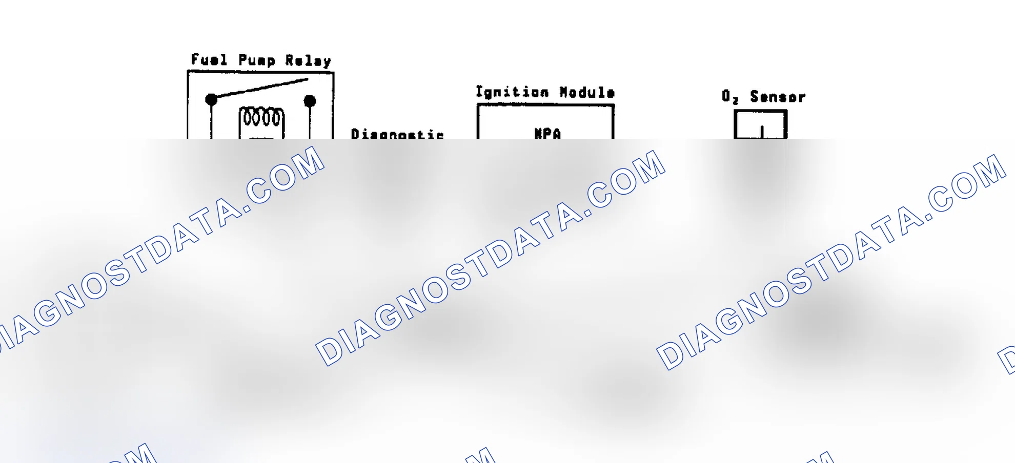 Scheme 8: Fault 1000: Circuit Diagram Ignition Circuit Low