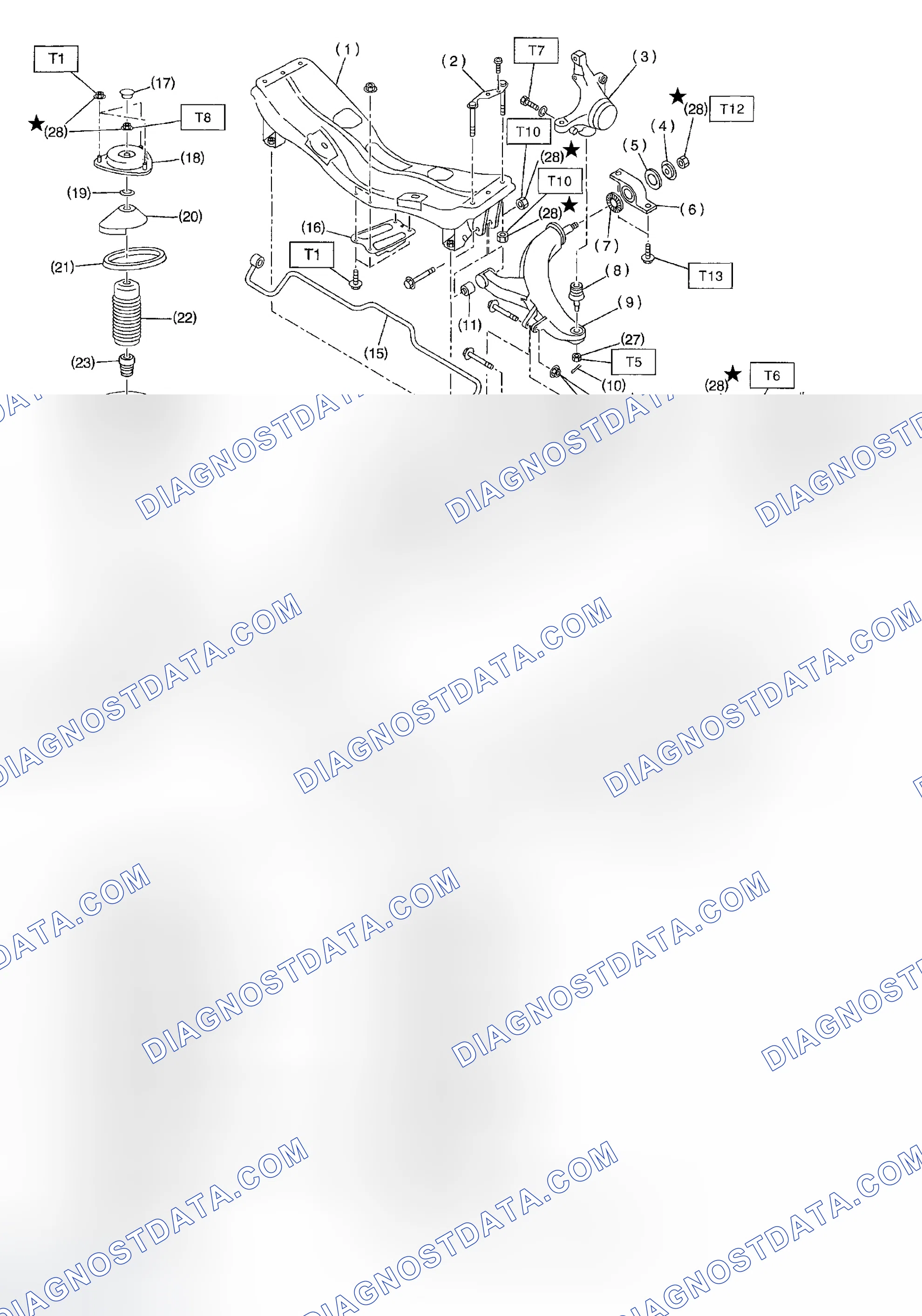 Scheme 5: FRONT SUSPENSION