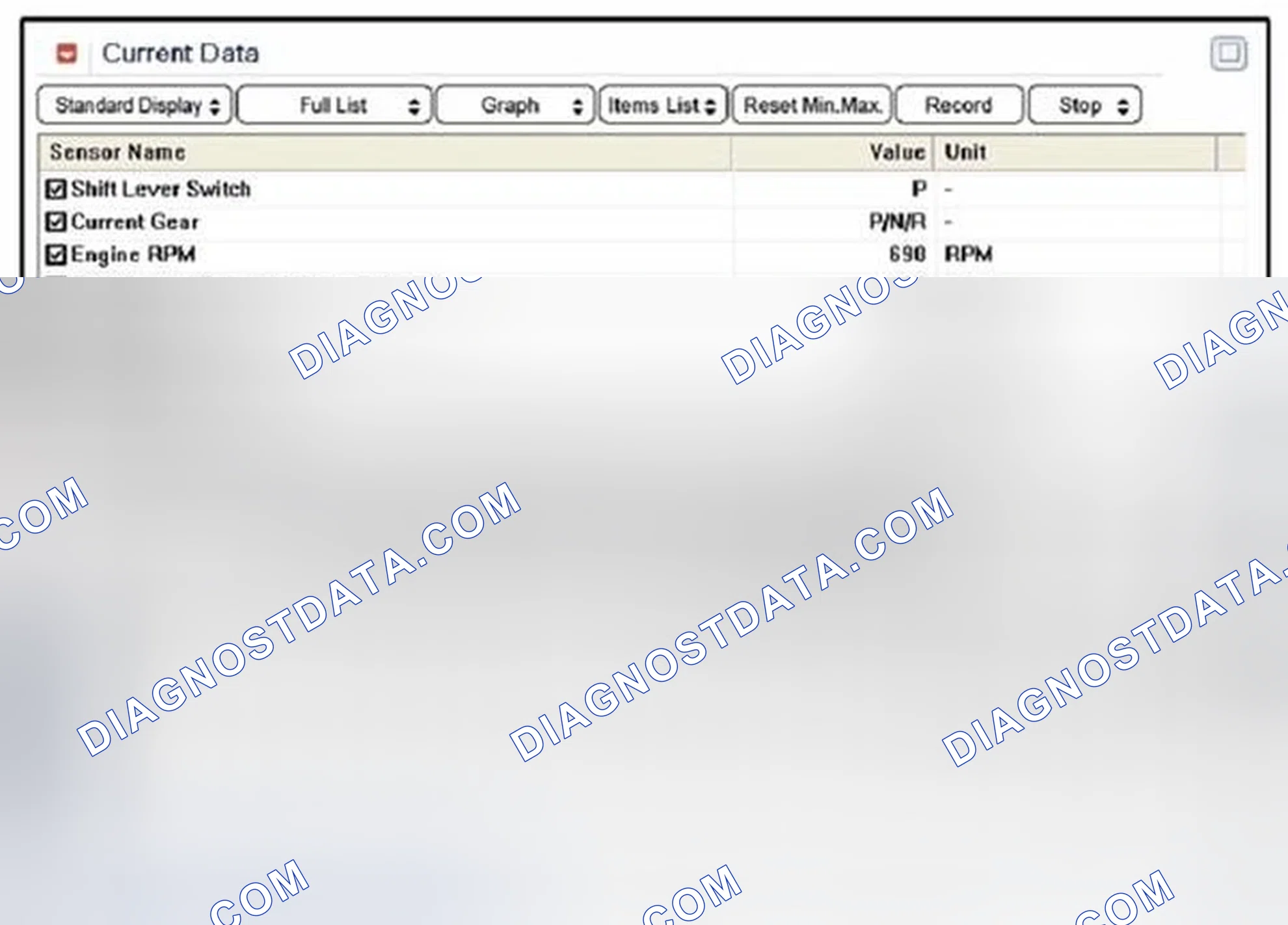 Scheme 177: Monitor GDS Data