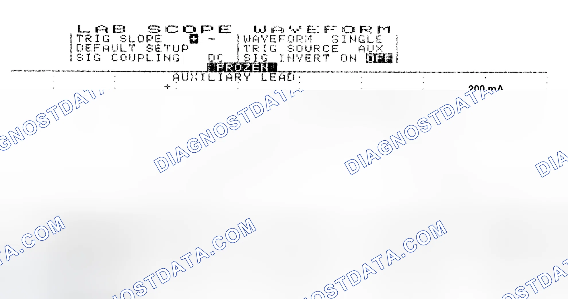 Scheme 13: Single Injector w/Normal Current Flow - Current Pattern