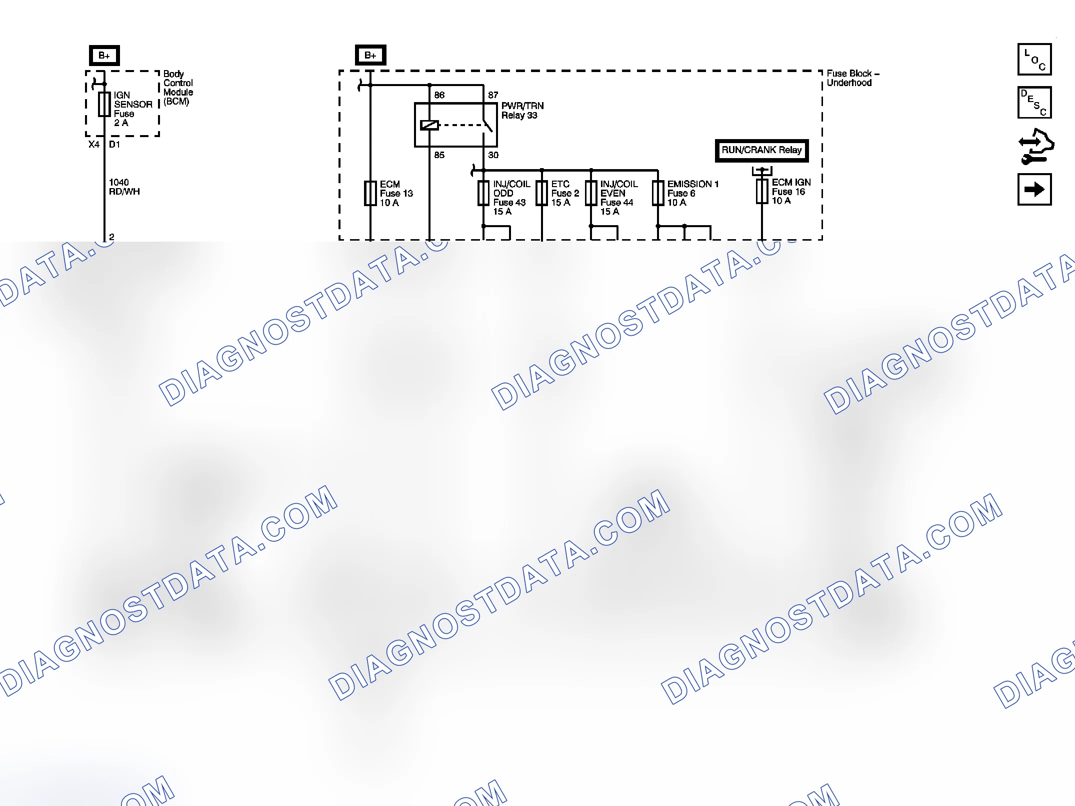 Scheme 20: Engine Controls Schematics