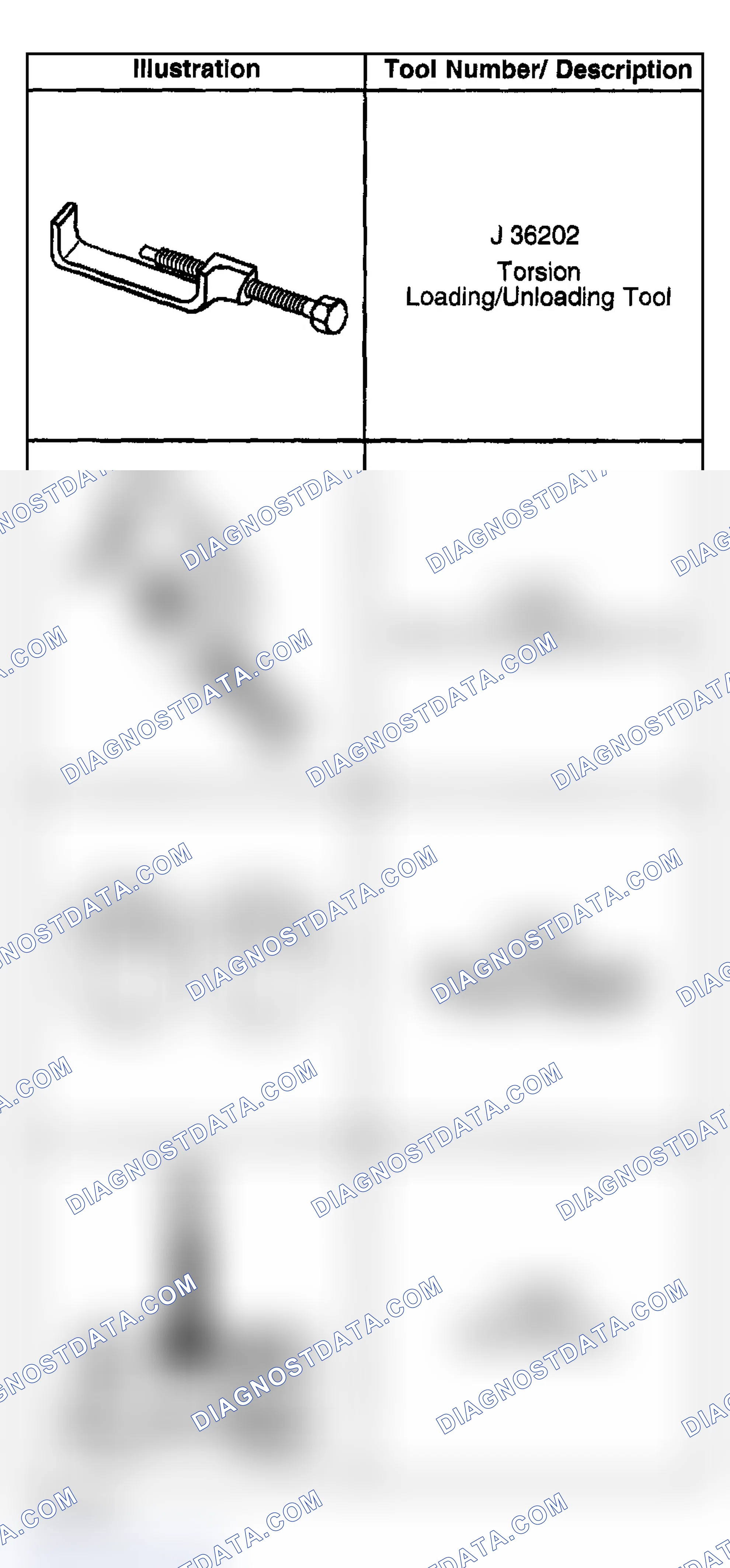 Scheme 77: Special Tools and Equipment
