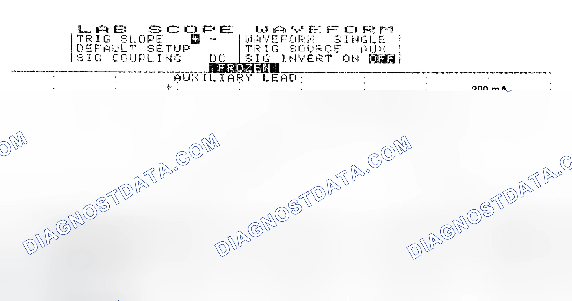 Scheme 13: Single Injector w/Normal Current Flow - Current Pattern