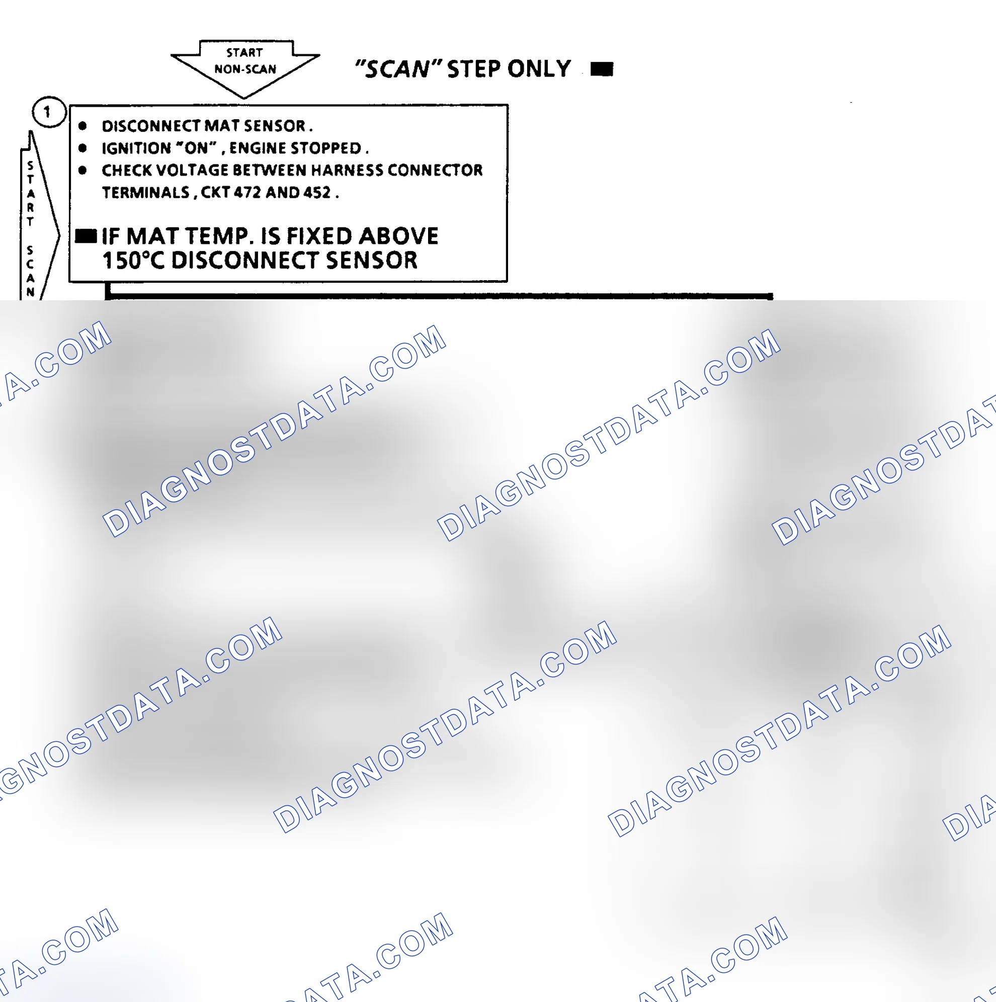 Scheme 356: Code 25 Flow Chart, MAT Sensor Voltage Low