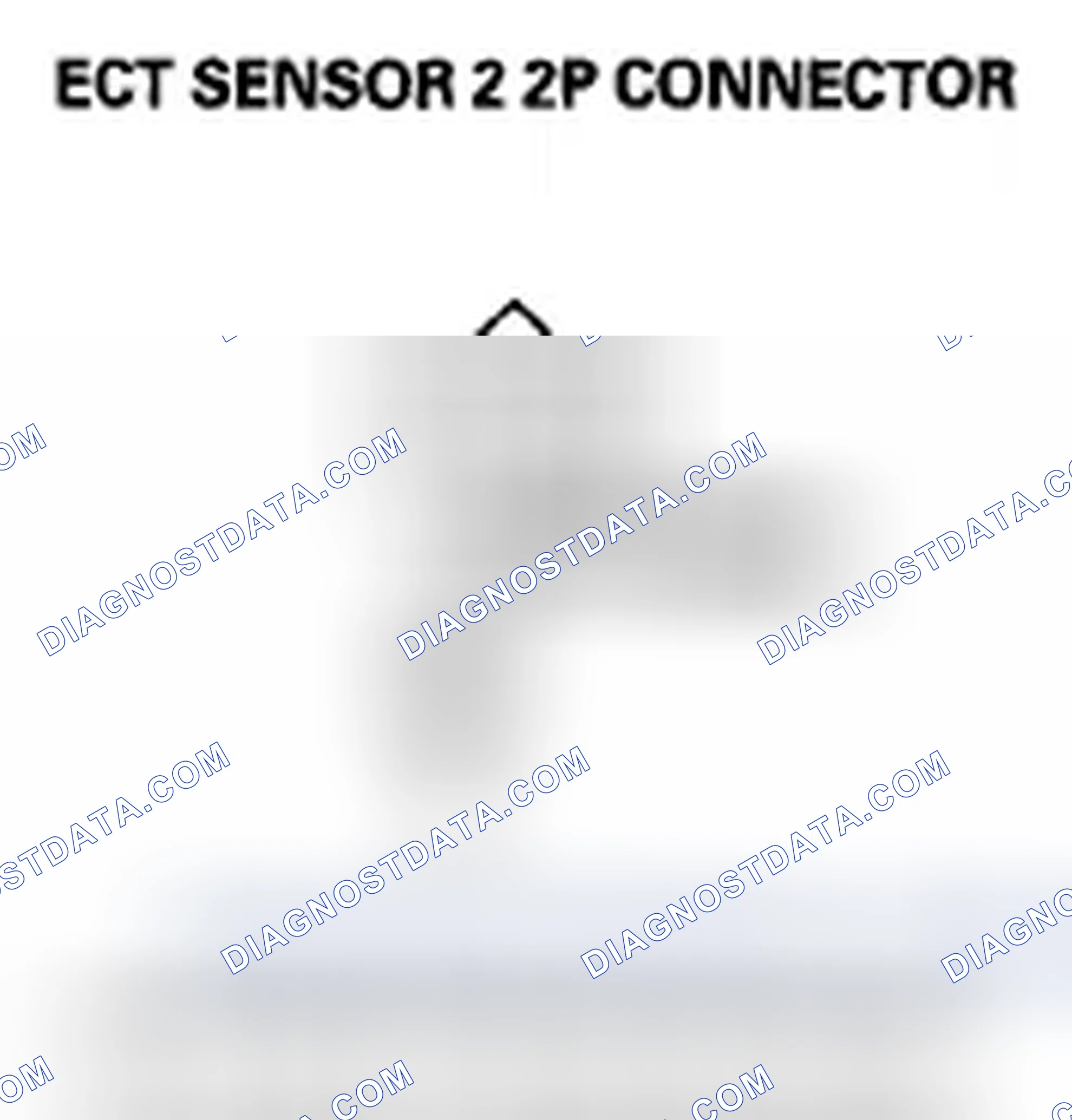 Scheme 493: DTC P2184: ECT Sensor 2 Circuit Low Voltage