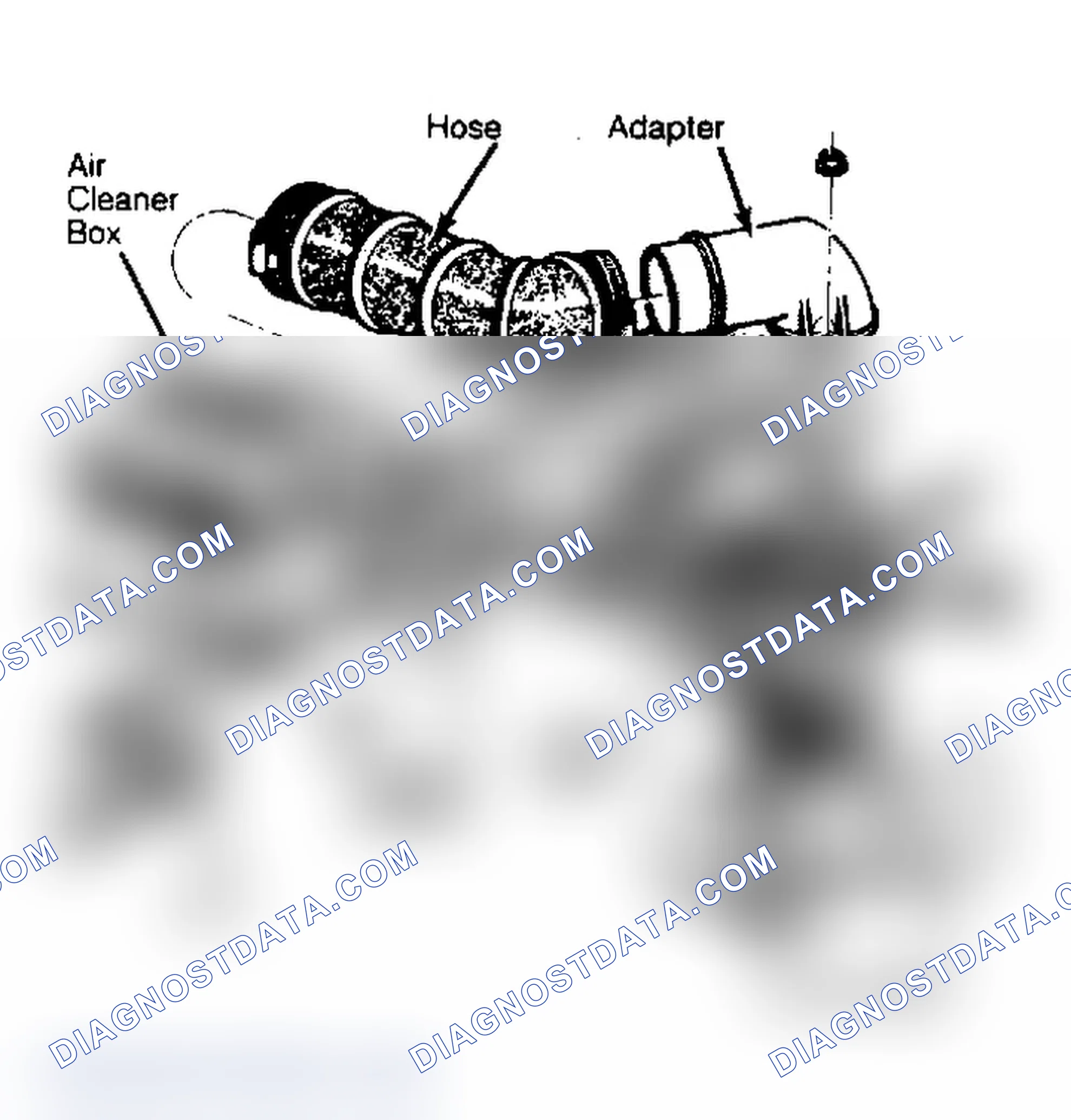 Scheme 7: Exploded View of Air Induction System