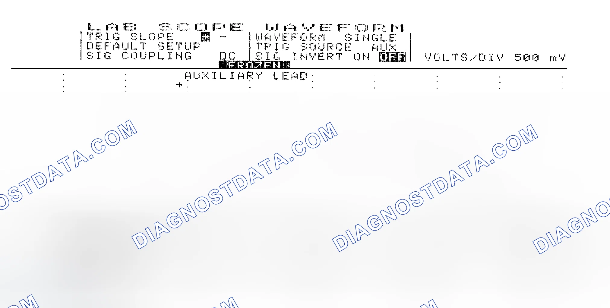 Scheme 14: Single Injector w/Excessive Current Flow - Current Pattern