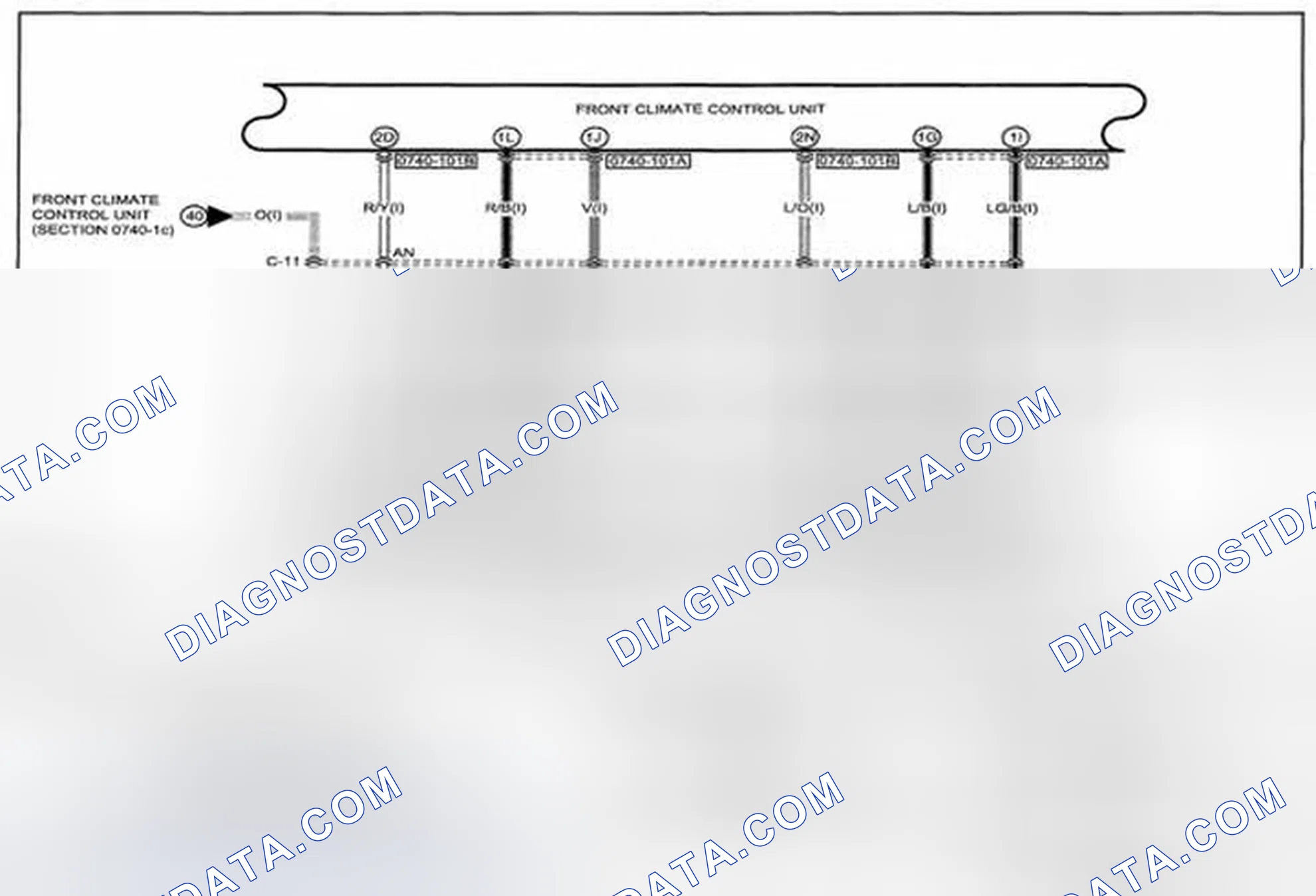 Scheme 144: Heater And Air Conditioner System Wiring Diagram - 0740-1f (1 Of 2)