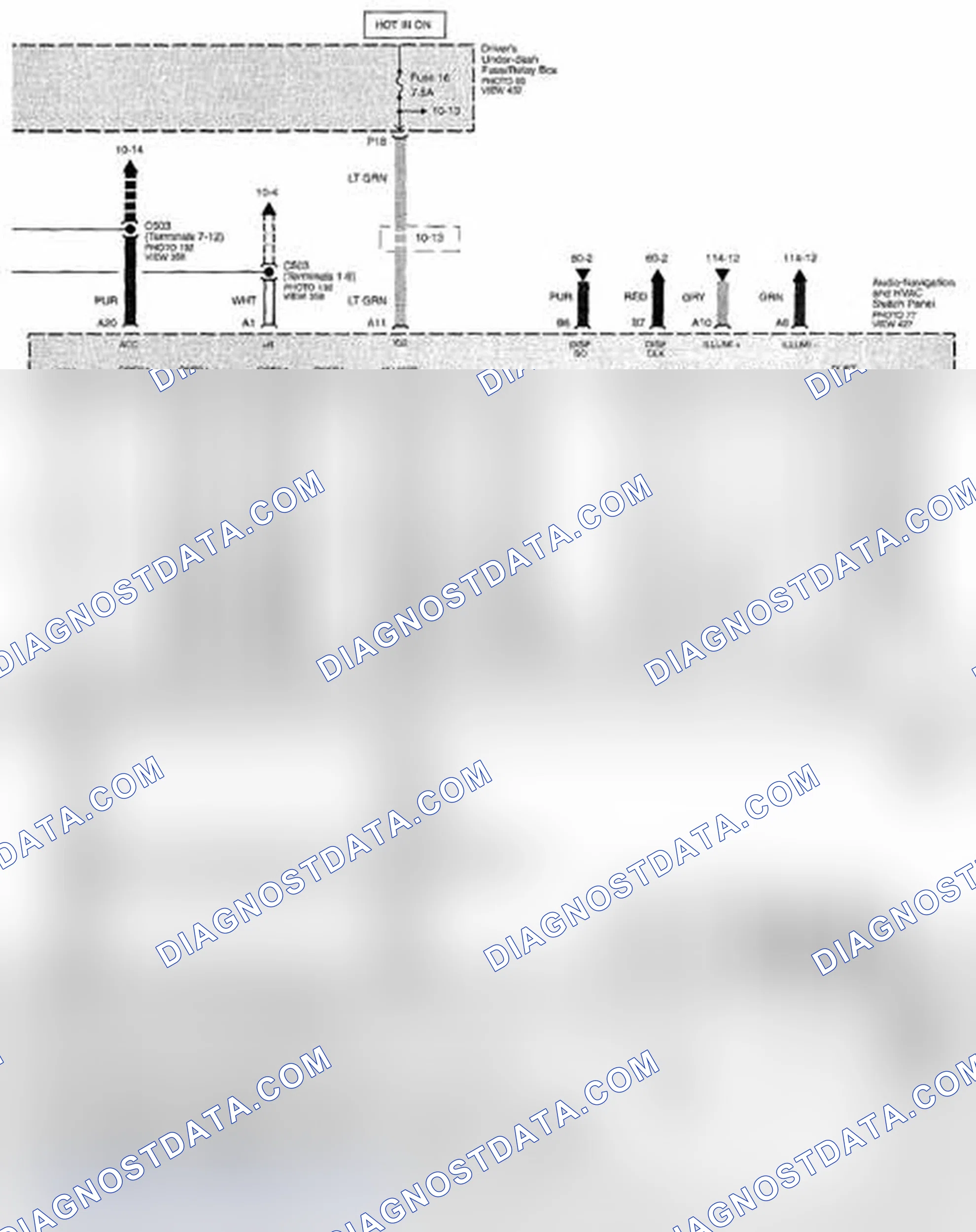 Scheme 330: Audio System Circuit Diagram - Navigation (Page 150-11)