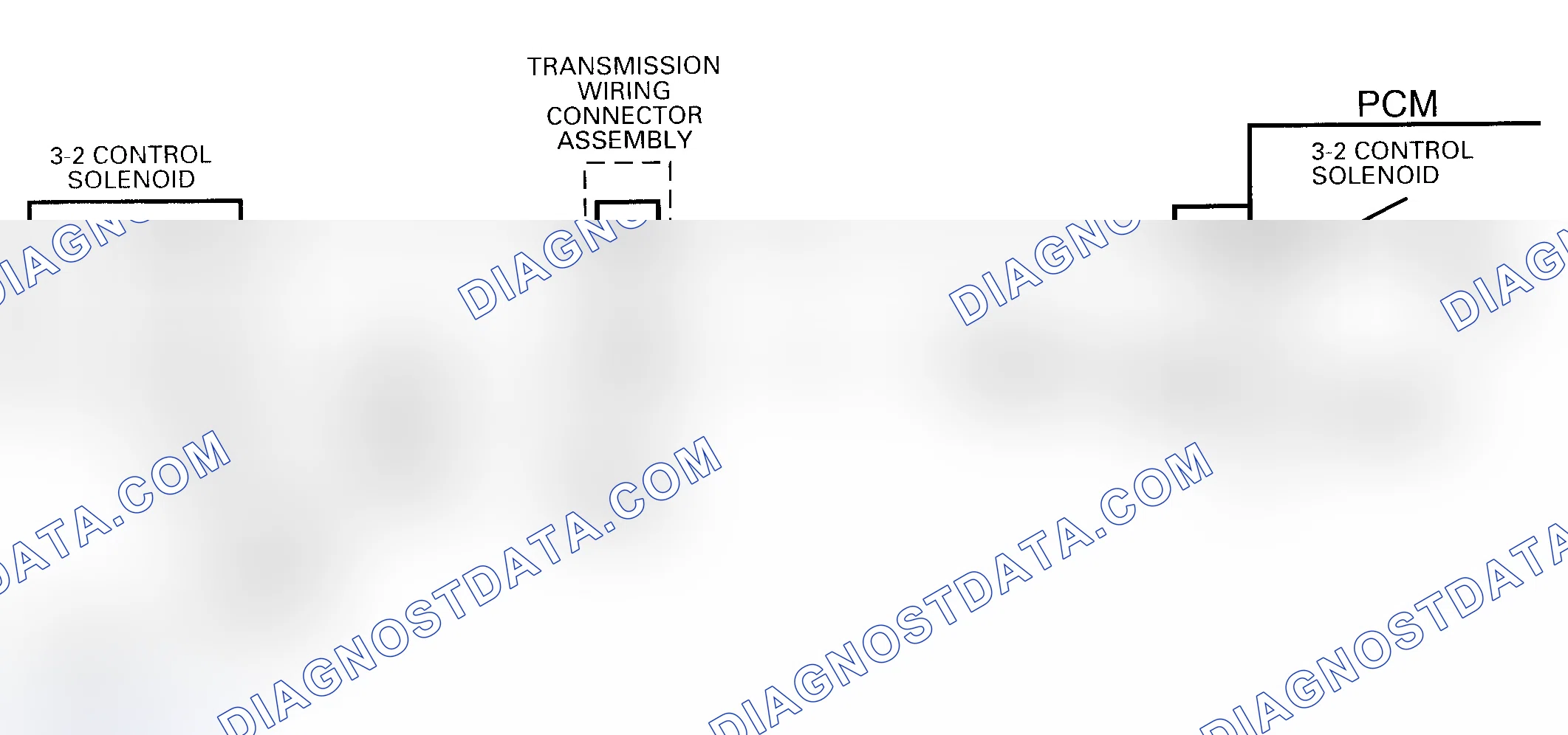 Scheme 343: Code 66 Schematic (All Models) 3-2 Control Solenoid Circuit Fault 4l60-E Transmission
