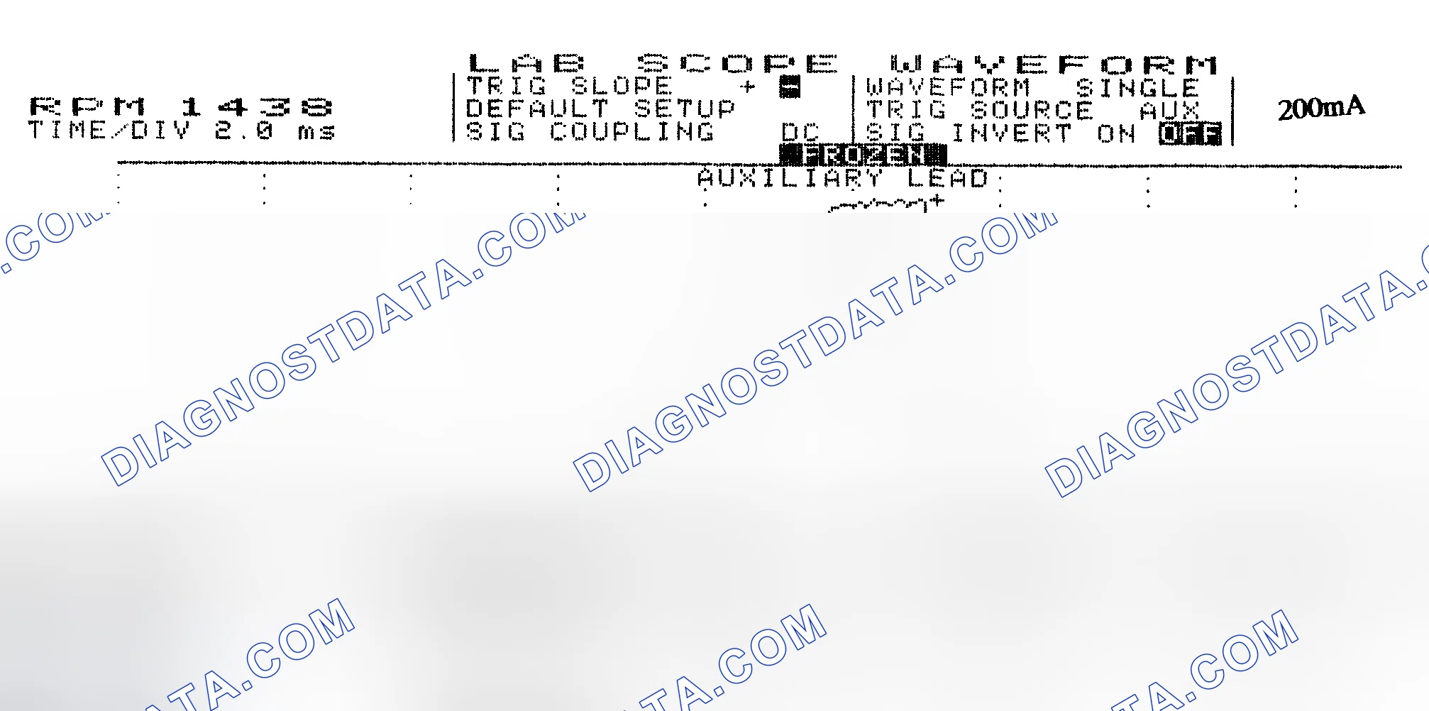 Scheme 15: Single Injector w/Normal Current Flow - Current Pattern