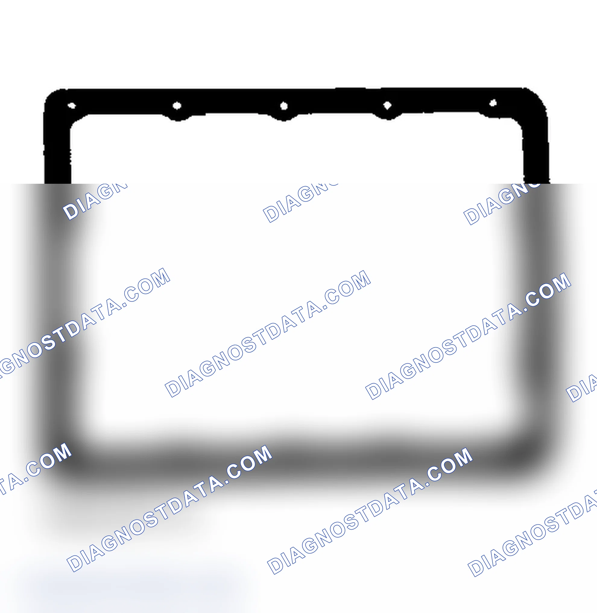Scheme 1: OIL PAN GASKET