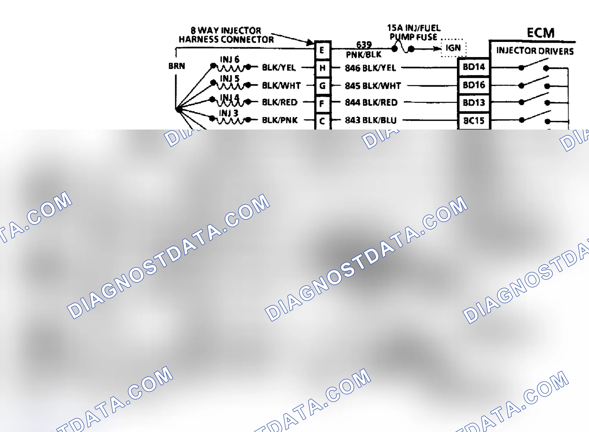 Scheme 30: Chart C-4F-1, Wiring Diagram C(3)I Misfire At Idle
